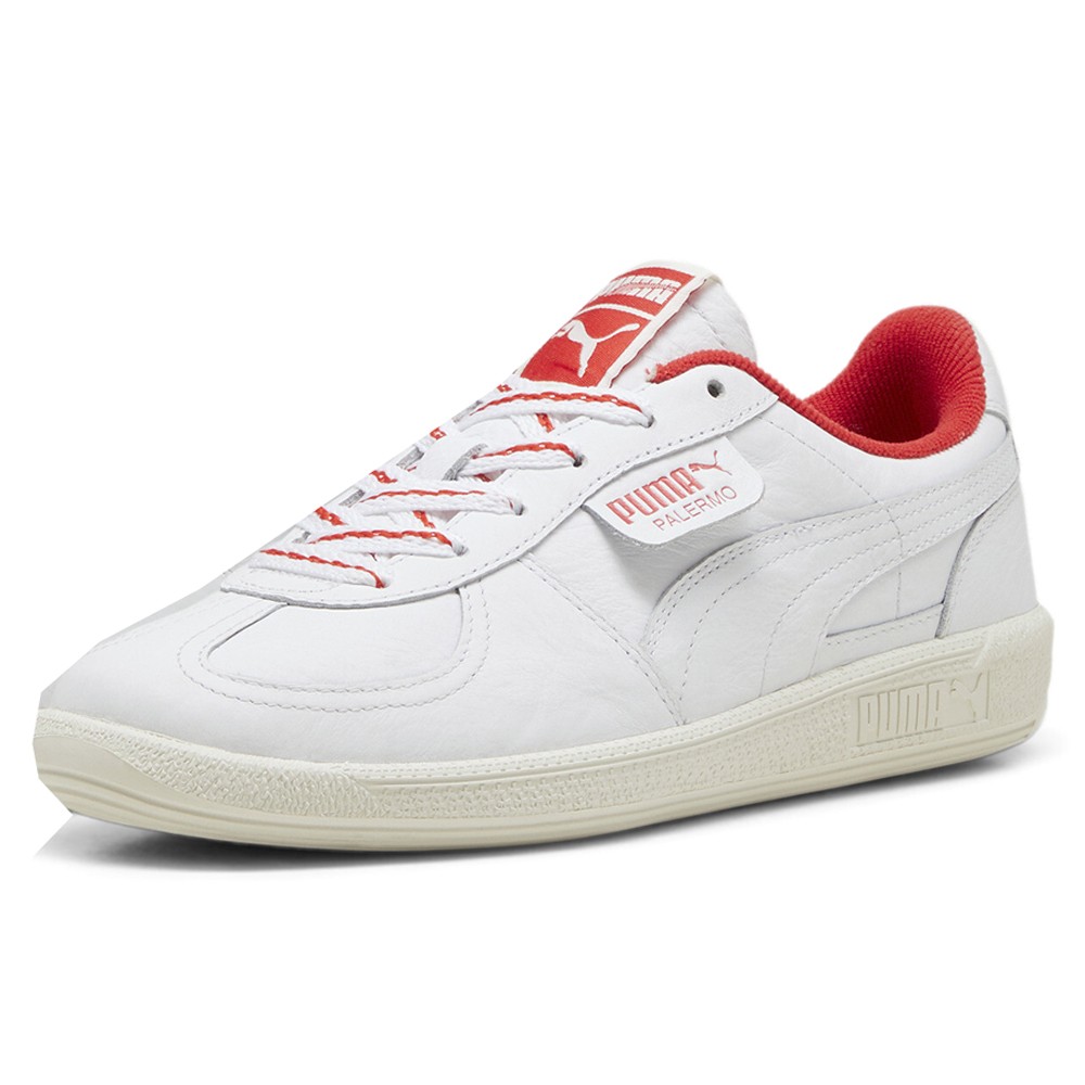 PUMA Palermo Lady Court Lace Up Womens White Sneakers Casual Shoes 39725301