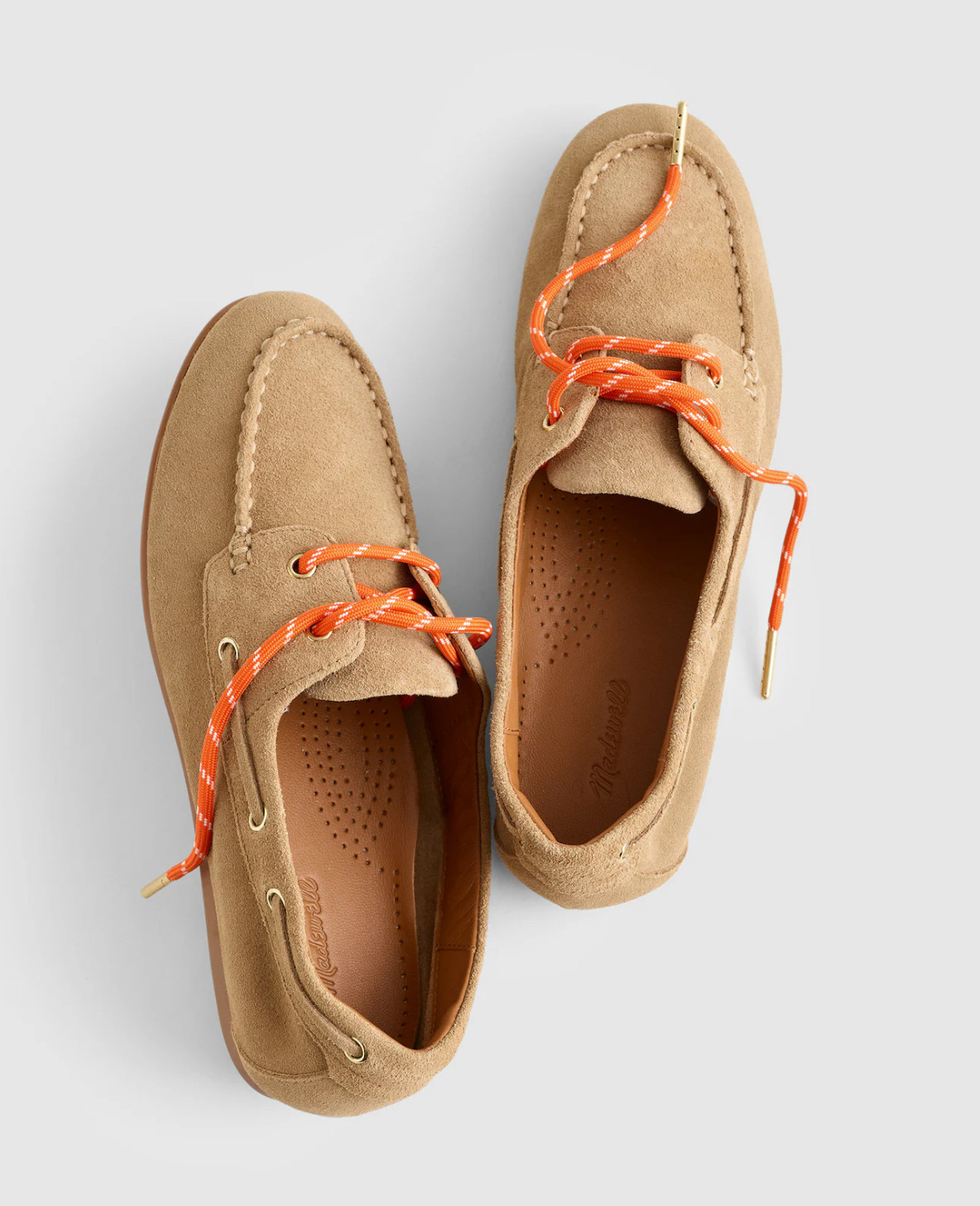 Jamie’s new Madewell walnut boat shoes, free shipping