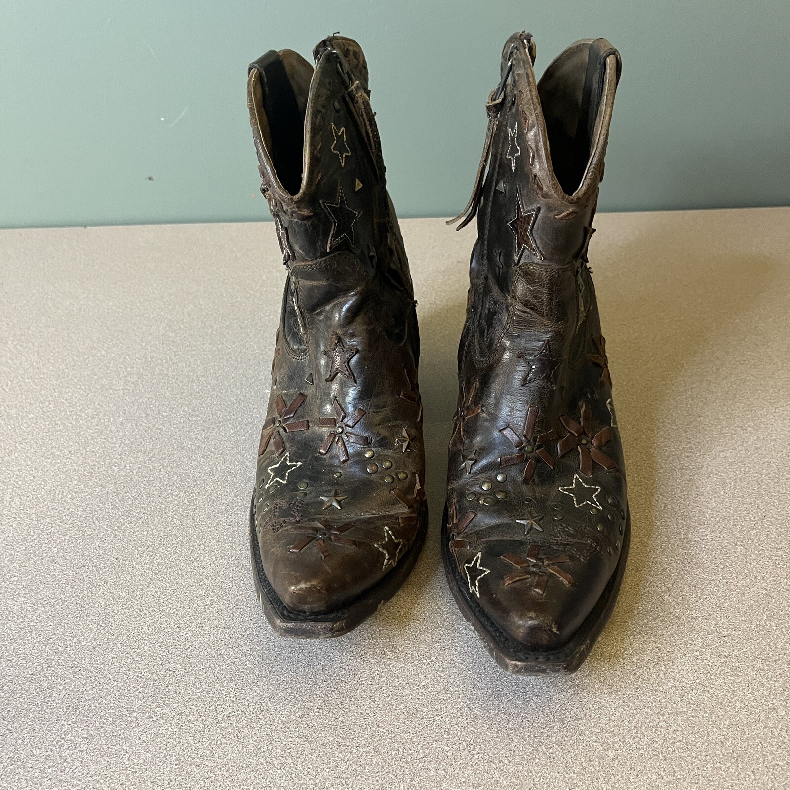 Ariat Starla Western Boot ATS Technology Premium Leather Star Embroidery & Studs