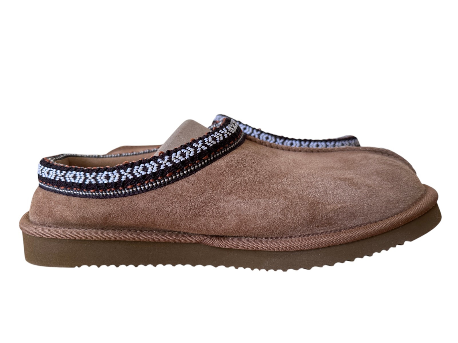 Kirkland Signature Shearling Slippers Tan Havane Men’s 7 / Women’s 8 NIB