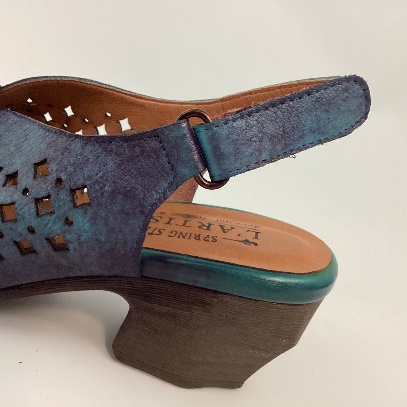 L’Artiste by Spring Step Lovella Blum Slingback Womens US Size 6.5 – 7 Leather