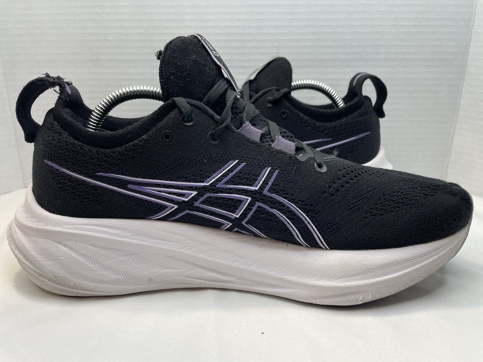 ASICS Gel Nimbus 26 Black FF Blast Plus Running Shoes 1012B601 Womens 10