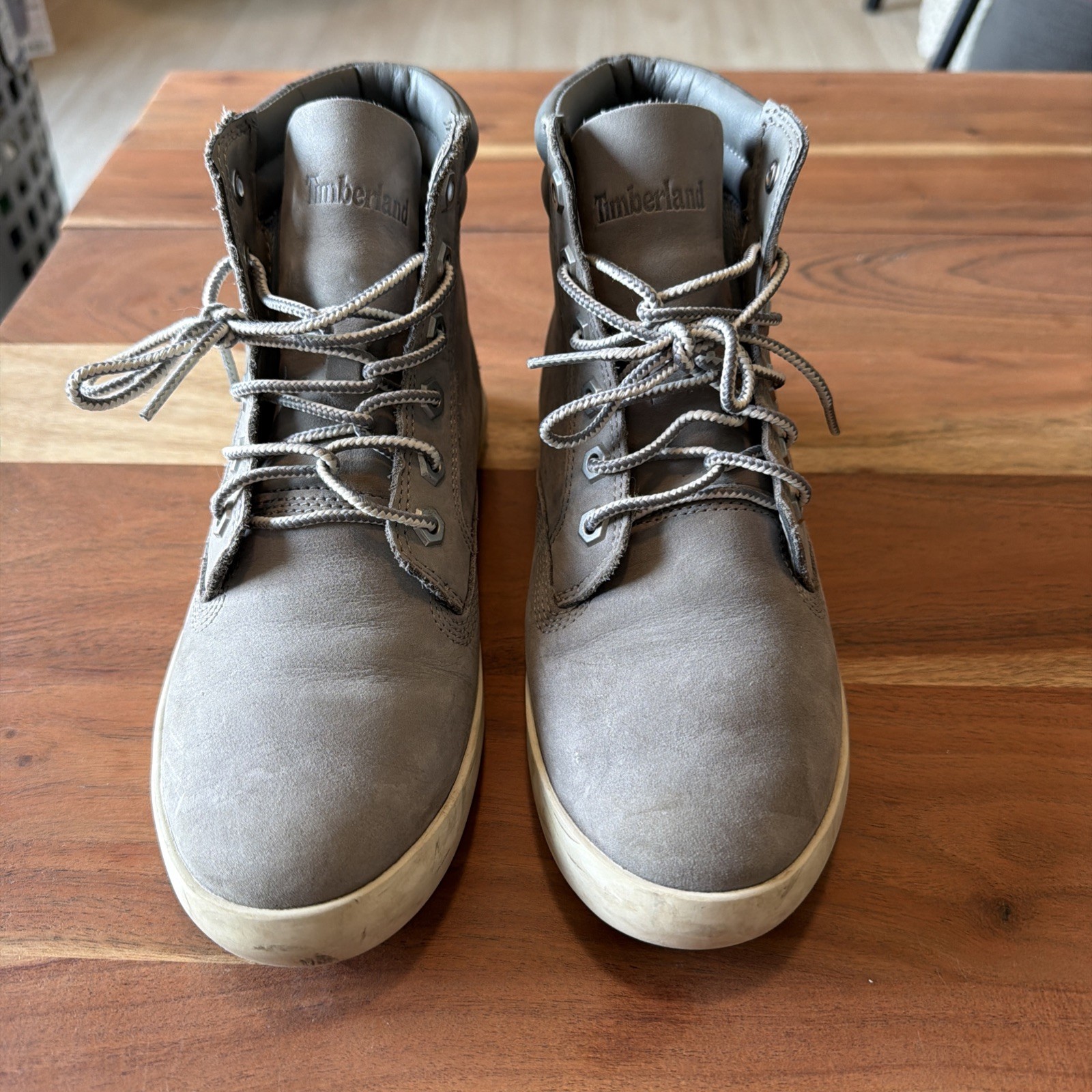 Timberland Dausette Gray Nubuck High Sneaker Boot Ortholite A1H26 Size 7 Women