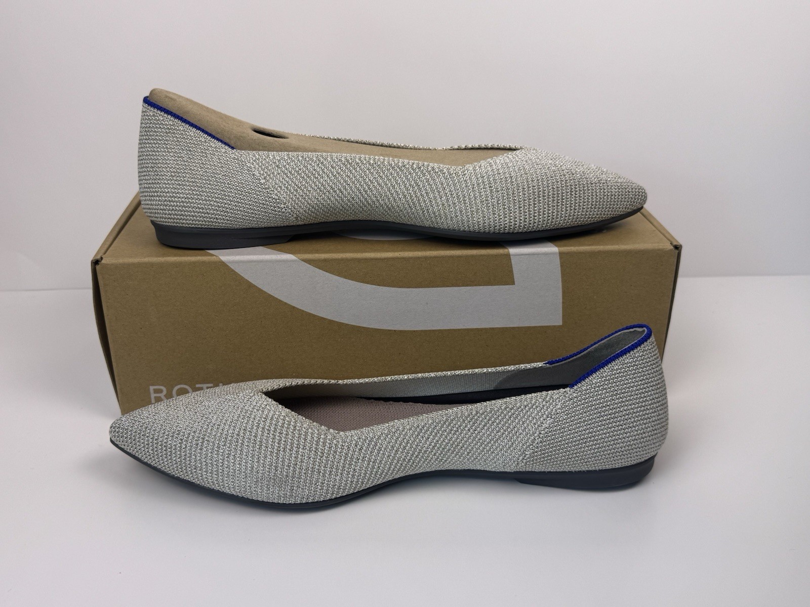 Rothy’s The Point II Diamond Twill Women’s Size 8.5 Diamond Twill 152-012