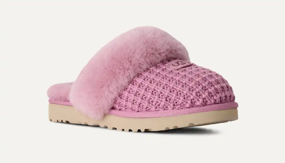 UGG Women’s Cozy Knit Fur Slippers Multicolor – New – Free SHIPPING!!!