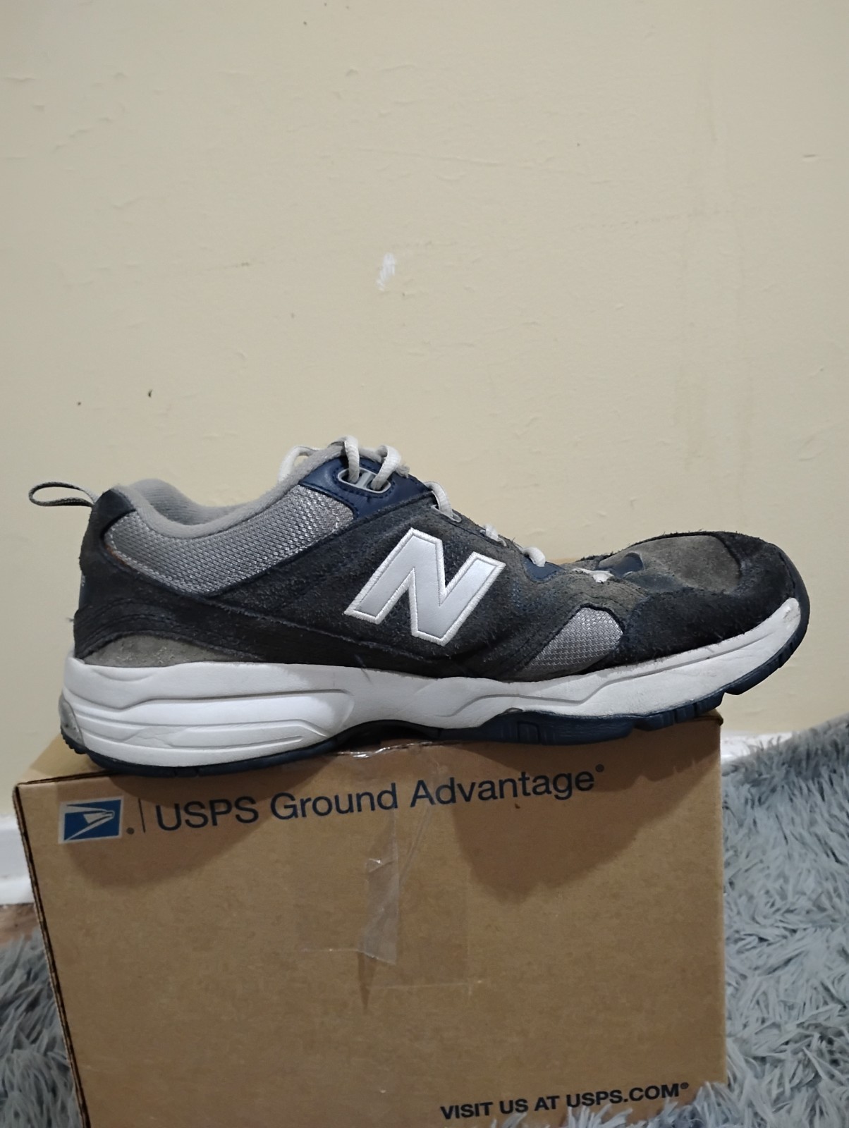 New Balance 609 Mens Size 13 Grey Casual Shoes Sneakers Walking MX609V2N