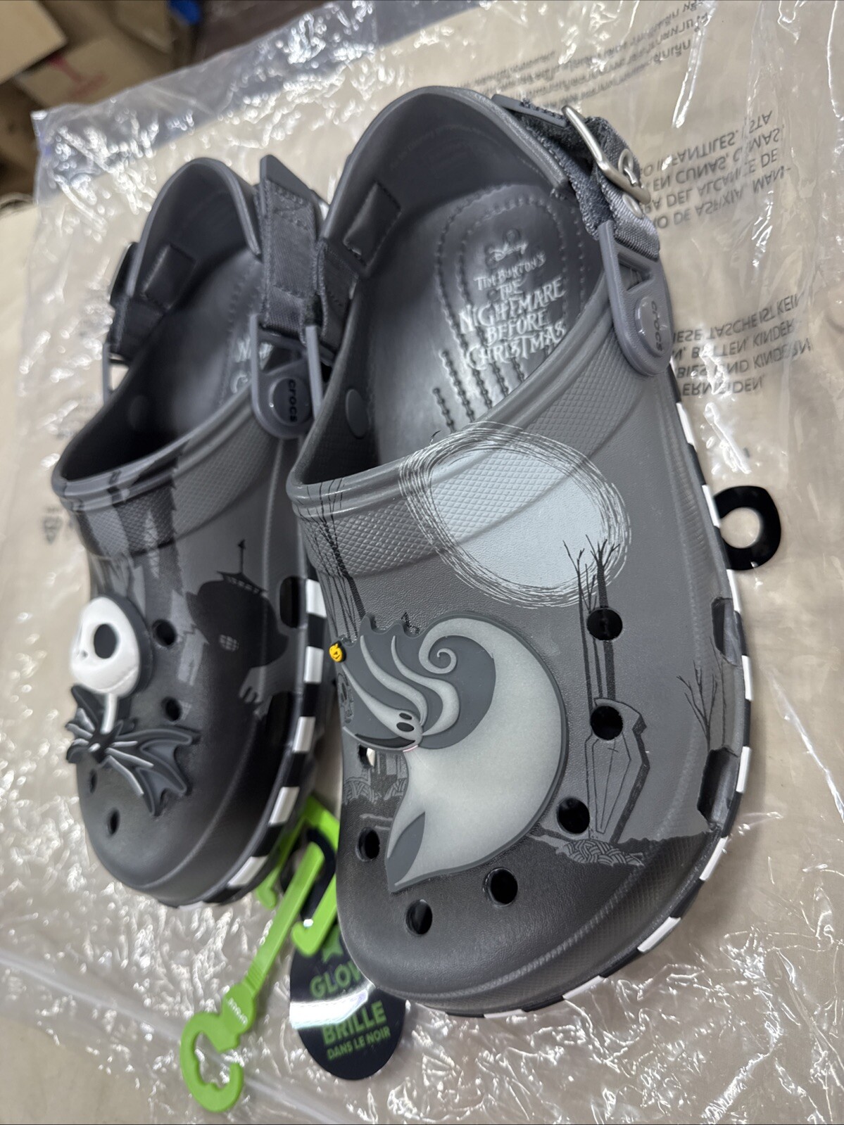Crocs The Nightmare Before Christmas All Terrain Clogs Glow in the Dark Unisex