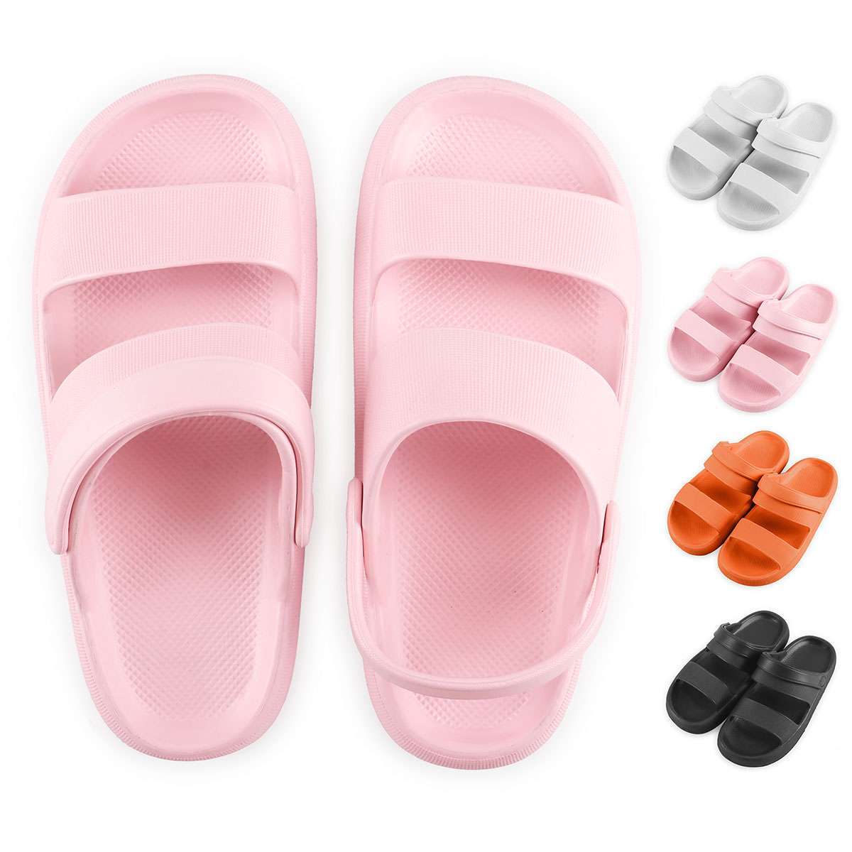 Ultra Soft Pillow Anti-Slip Sandals Slipper Feellike Cloud Home Outdoor Shoes