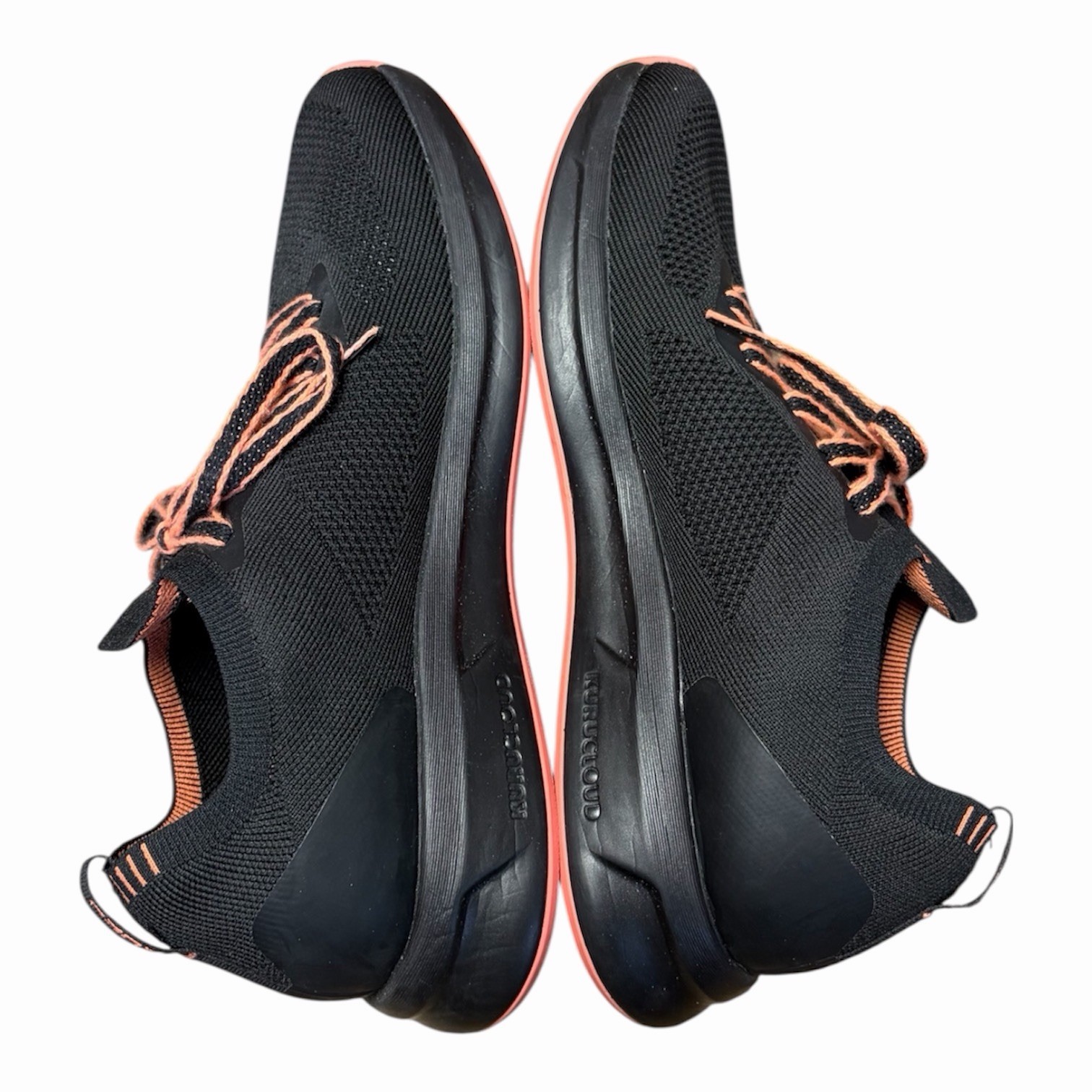 KURU FLUX Black-SoftCoral NOVAKnit EVA Foam Running Shoes Women’s 11 Sneakers