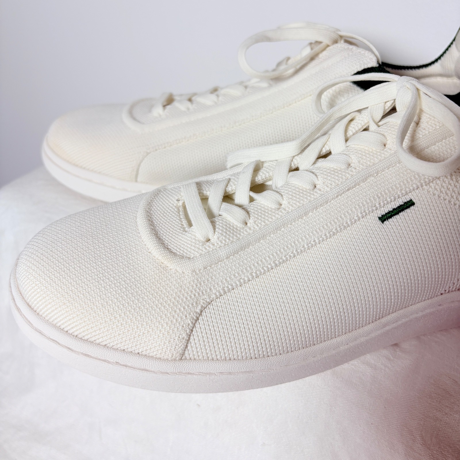 Vivaia V Prime Recycled Knit Sneakers White Green Knit Womens EU 42 US 11.5