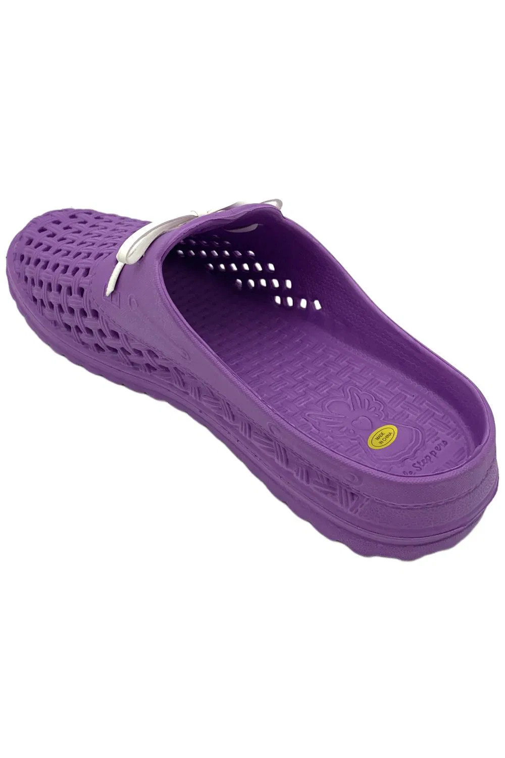 Barbara King Sole Women’s Steppers Garden Shoes w Extra Laces Purple