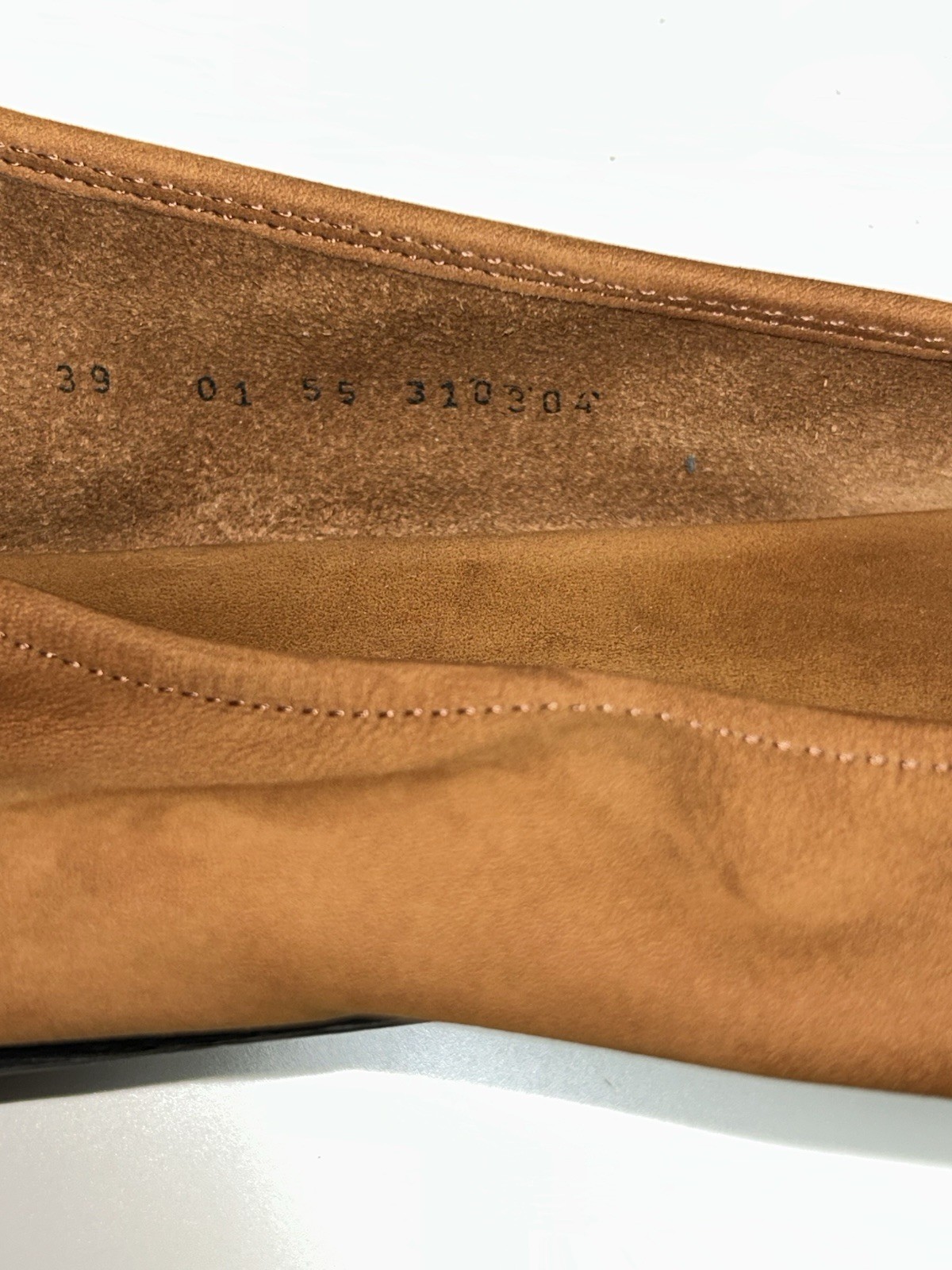 Arche Laius Ballerinas Orange Neya Nubuck Leather Flats Made In France 39 8