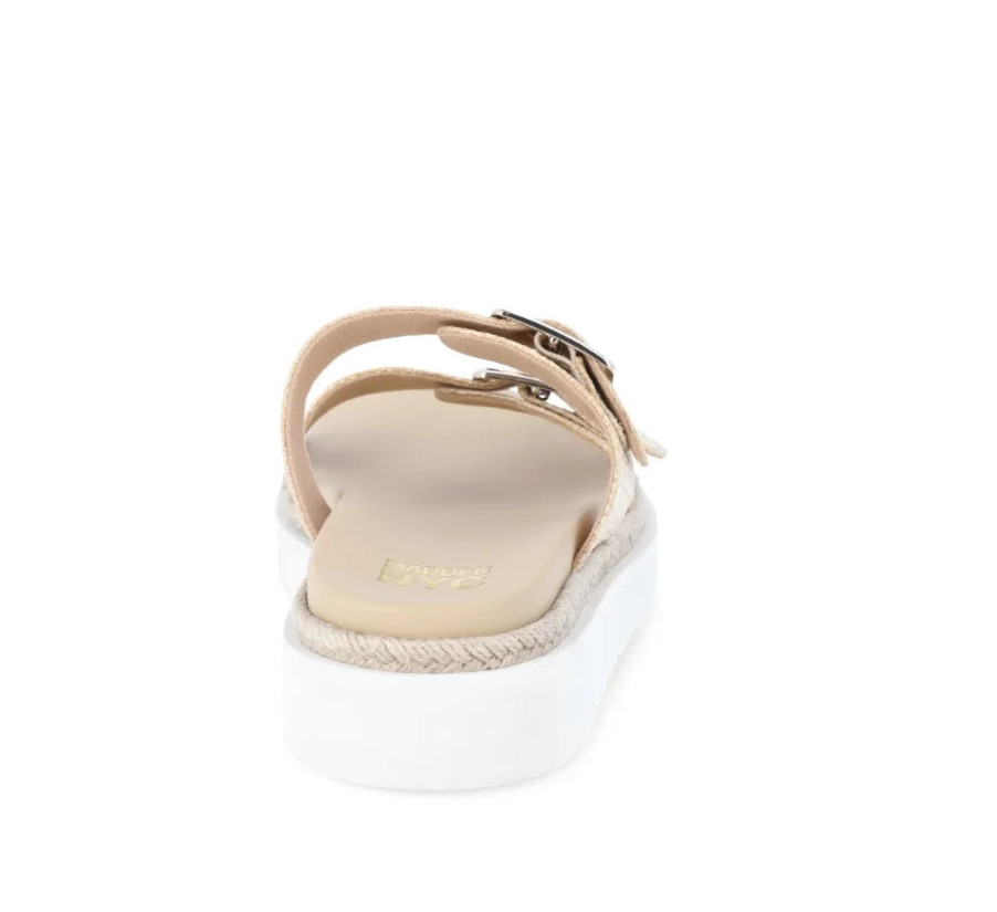 Steve Madden NYC Women’s Platform Sandals, Tan Raffia