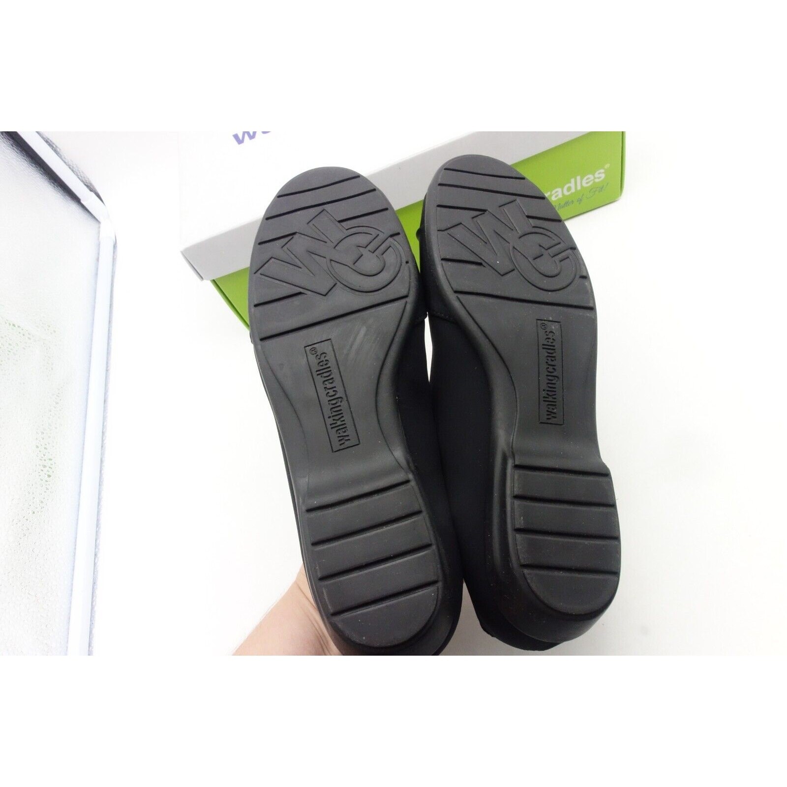 NEW Walking Cradles Fall Black Stretch Ballet Flats Women’s 7