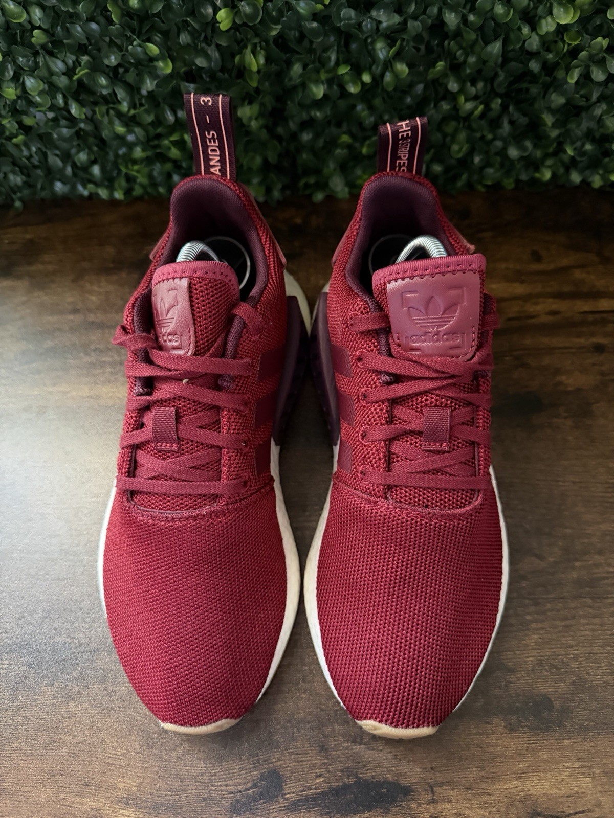Adidas NMD R2 Red Women Size 7.5 Shoes Primeknit Boost CQ2404 Sneakers