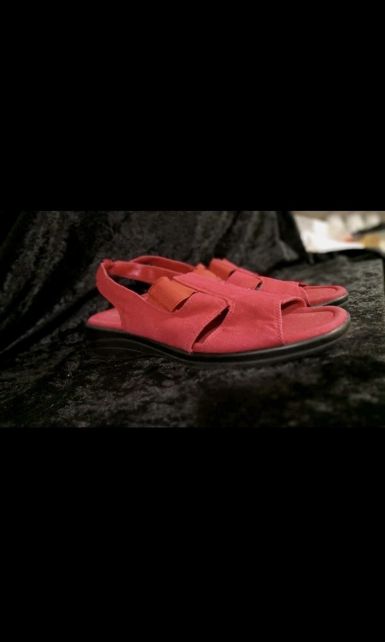 Grasshoppers Red Comfort Sandals
