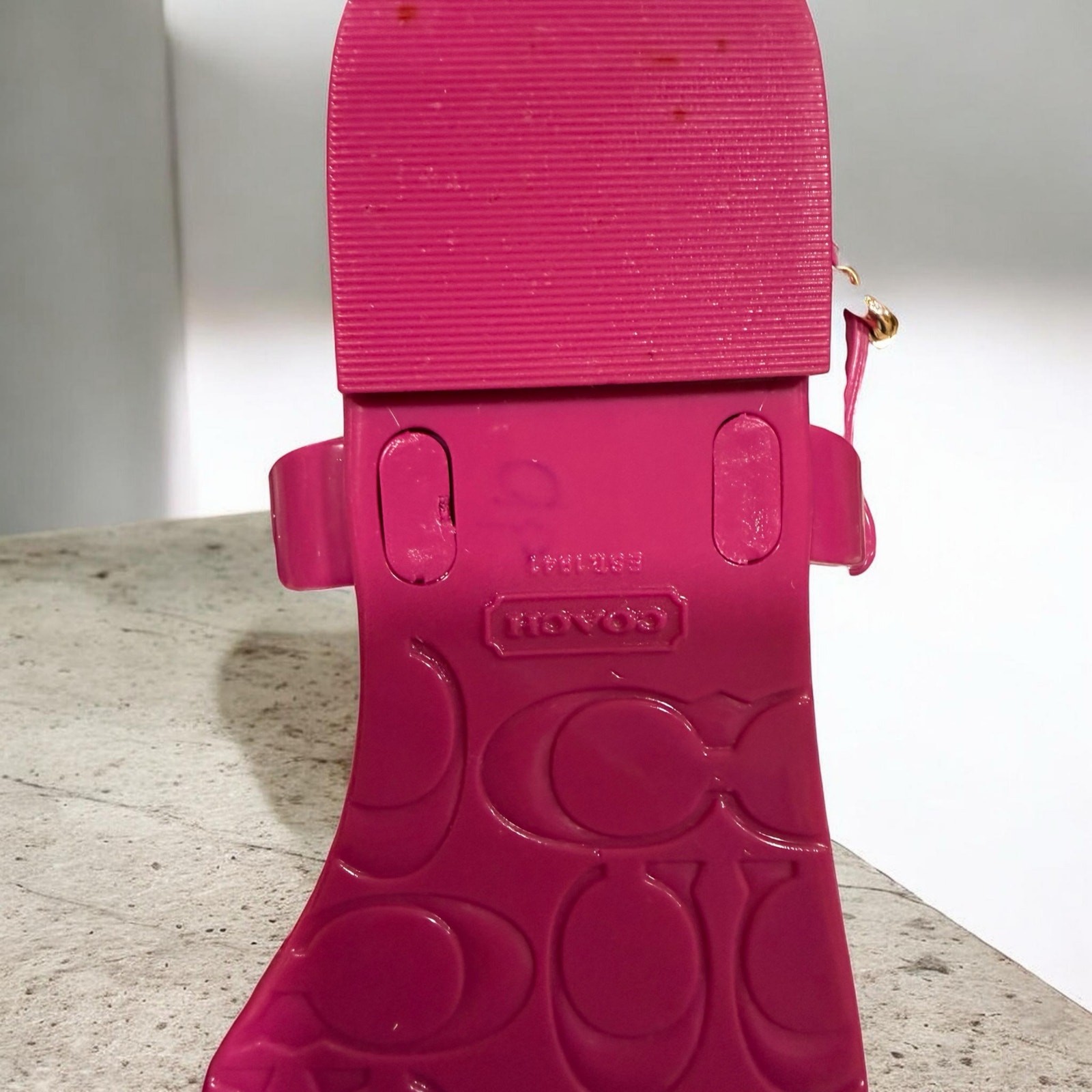 Coach A8875 Pier Jelly Thong Sandal Size 5B