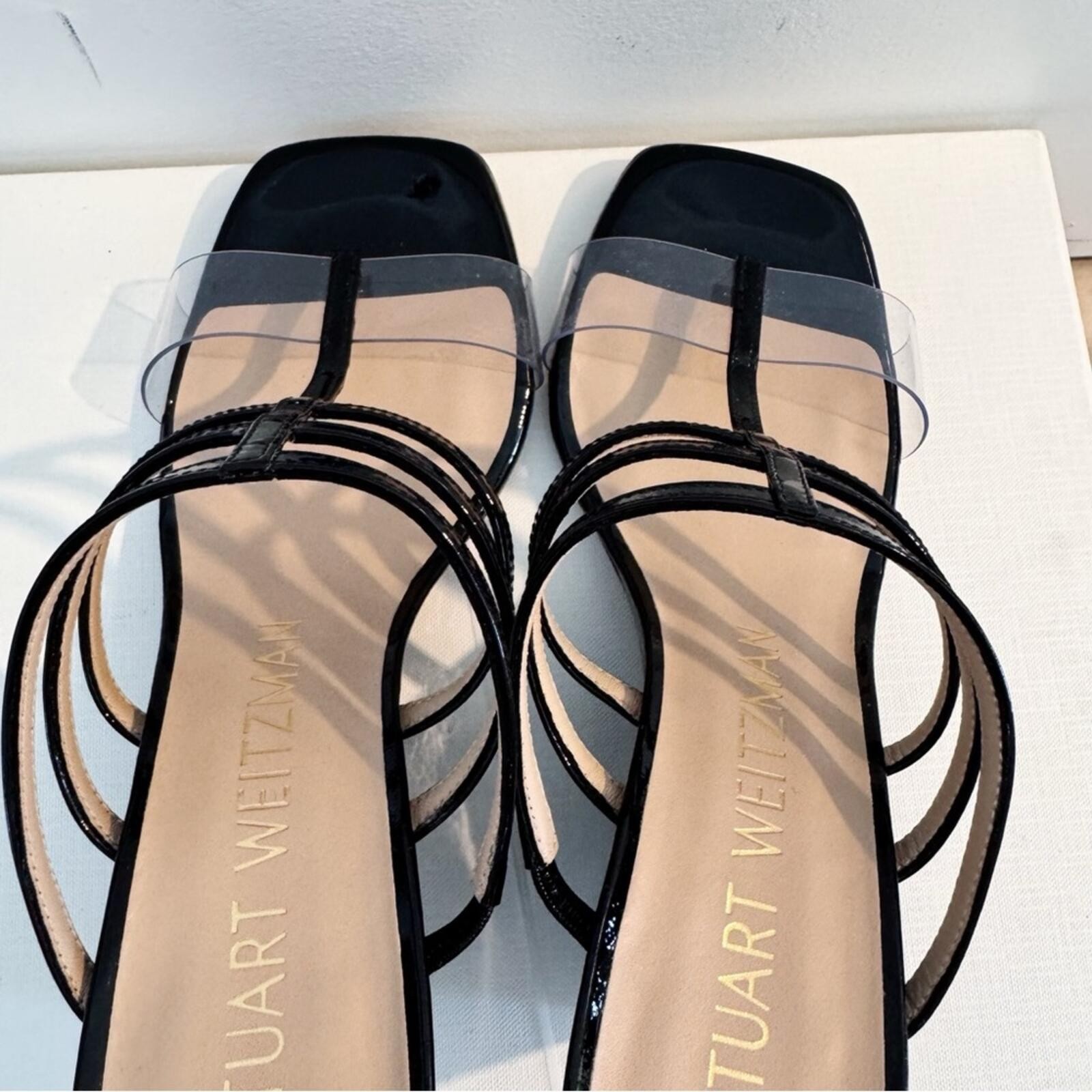 NEW Stuart Weitzman Deco 85 Wedge Sandal