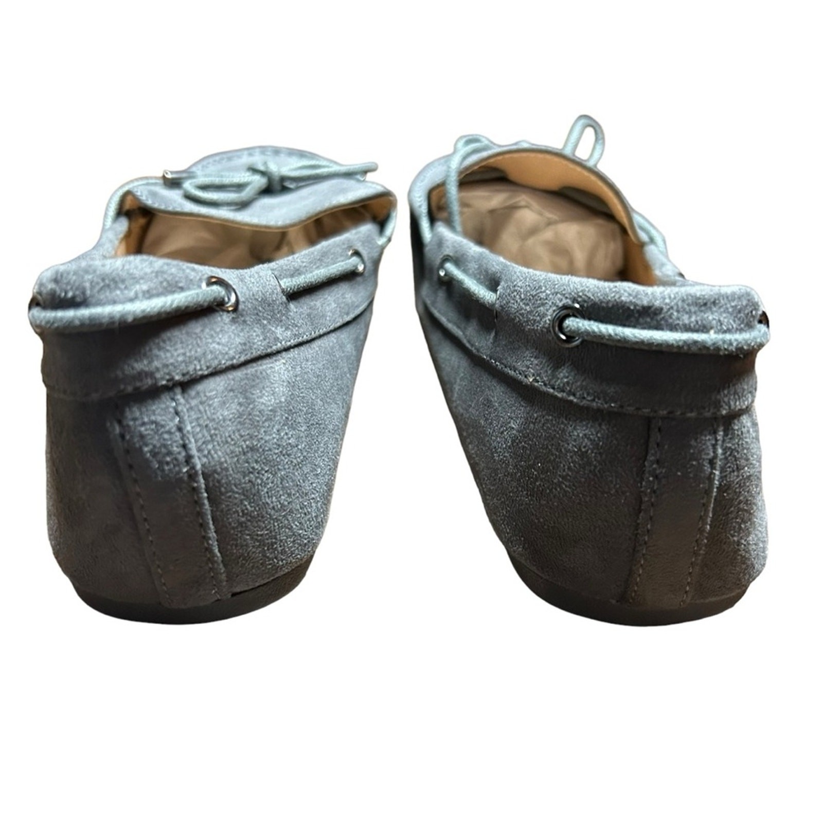 Journee Collection Thatch Classic Grey Moccasin Slip On Round Moc Toe NEW Size 9