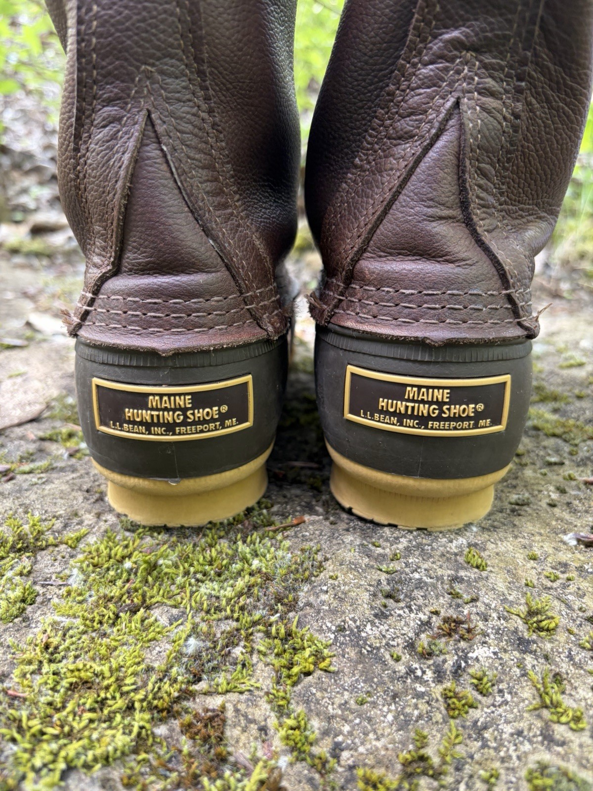LL Bean Signature Maine Hunting Shoe Duck Boots Womens Size 6M Made In Maine