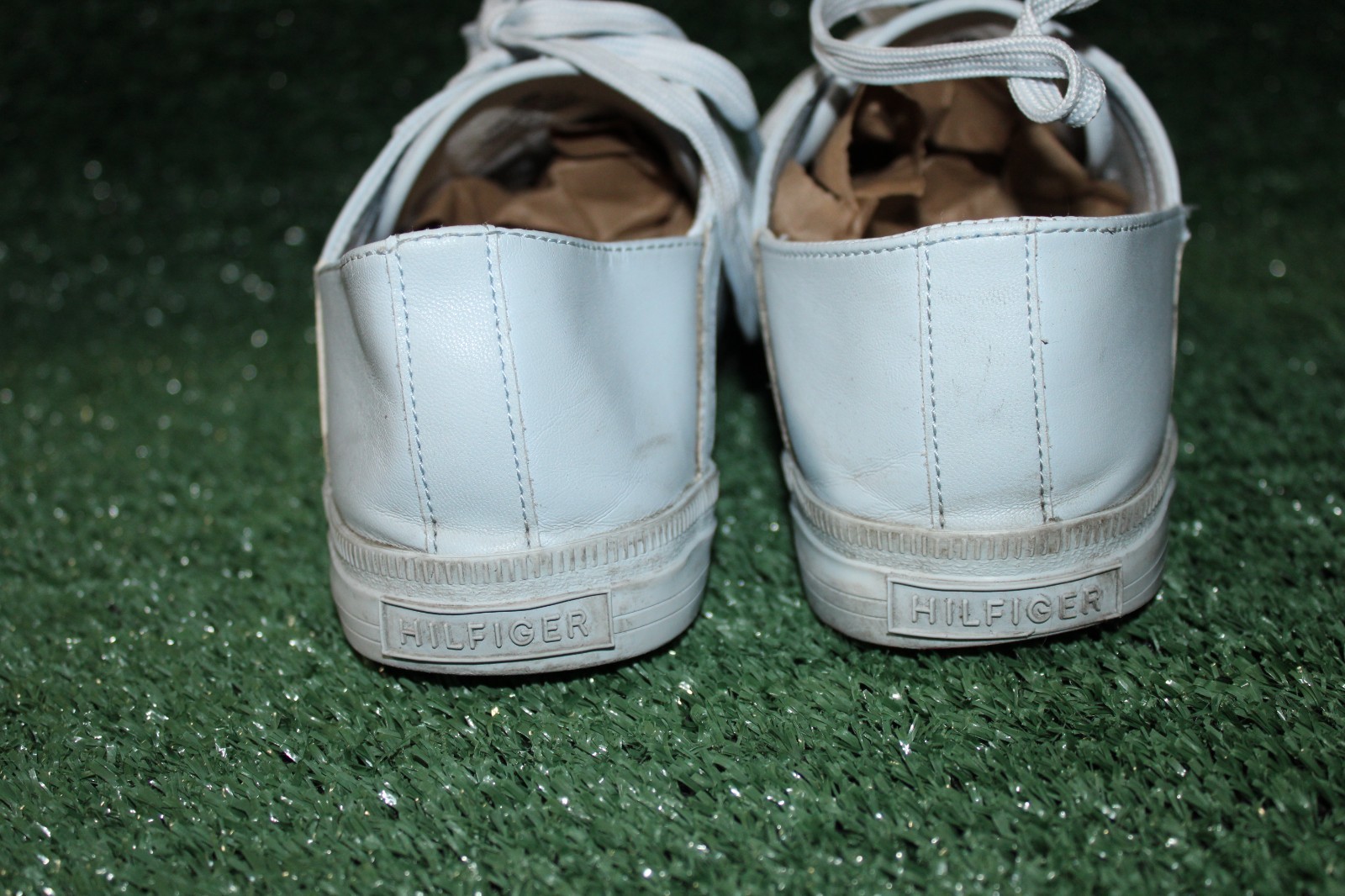 Tommy Hilfiger Womens TWLAMONTE-R Tennis Shoes Light Blue Casual *READ*