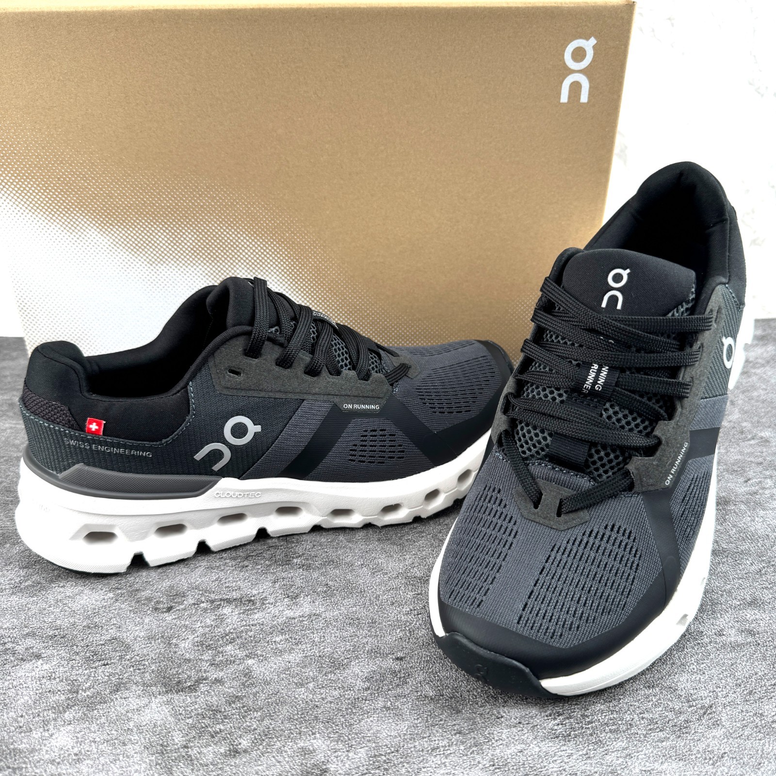 NEW On CLOUDRUNNER 2 Women’s Running Shoes Eclipse | Black US Sizes 6-9.5