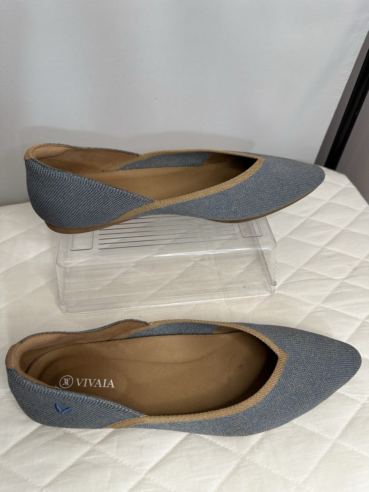 VIVAIA Vienna Soft Heather Slip on Washable Ballet Shoes Pointed-Toe Flats 9.5
