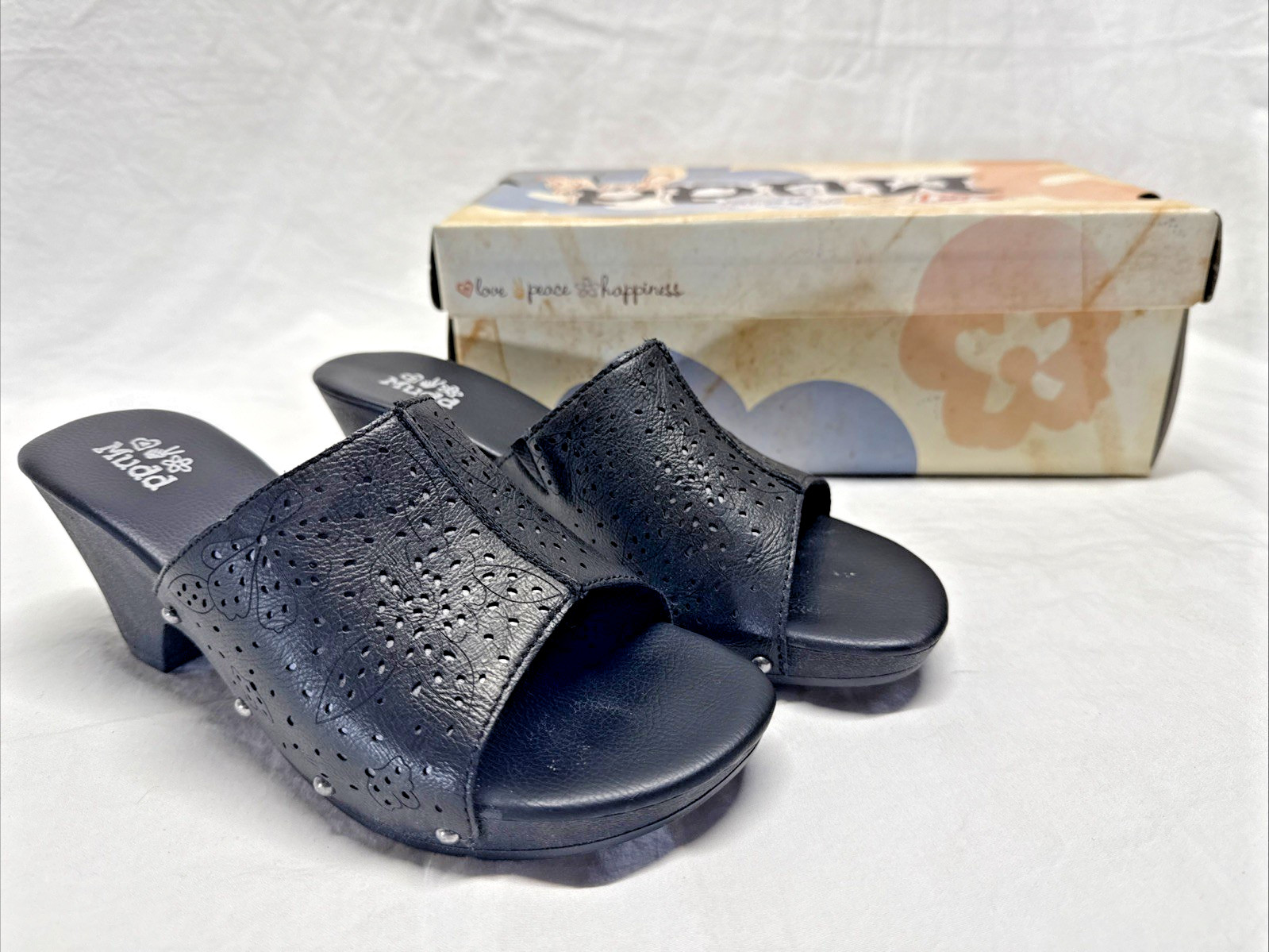 Mudd Heel MD Blondie Black Size 5