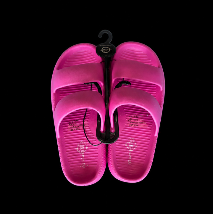 Womens Sole Mates Slip-On Slide Sandals Pink Size 8, 10, 11