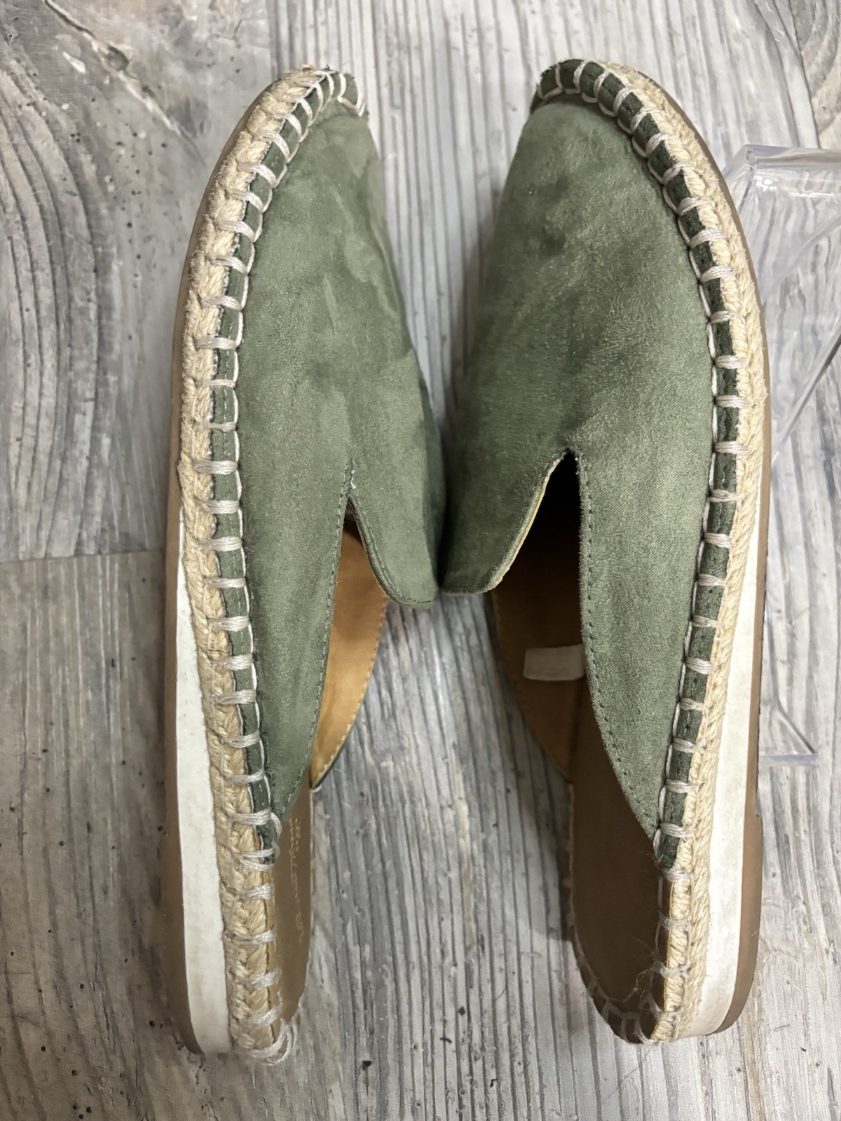 Universal Thread Green Boho Faux Suede Mule Casual Women’s 8