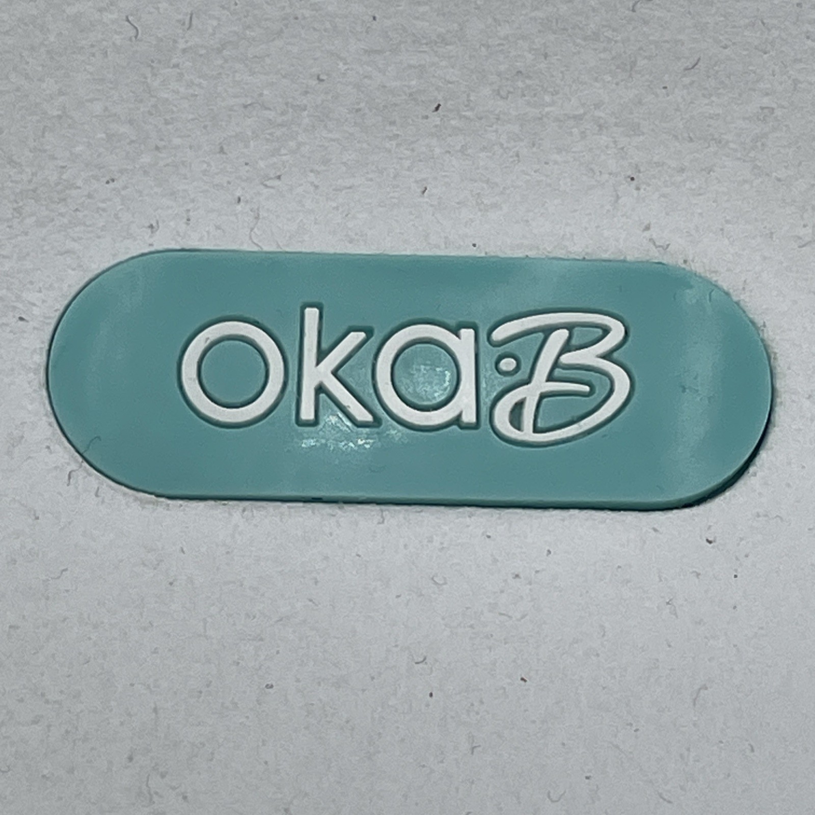 Oka-b White Flip Flops Sandals Women Size M Massage Beads Waterproof Non-Slip