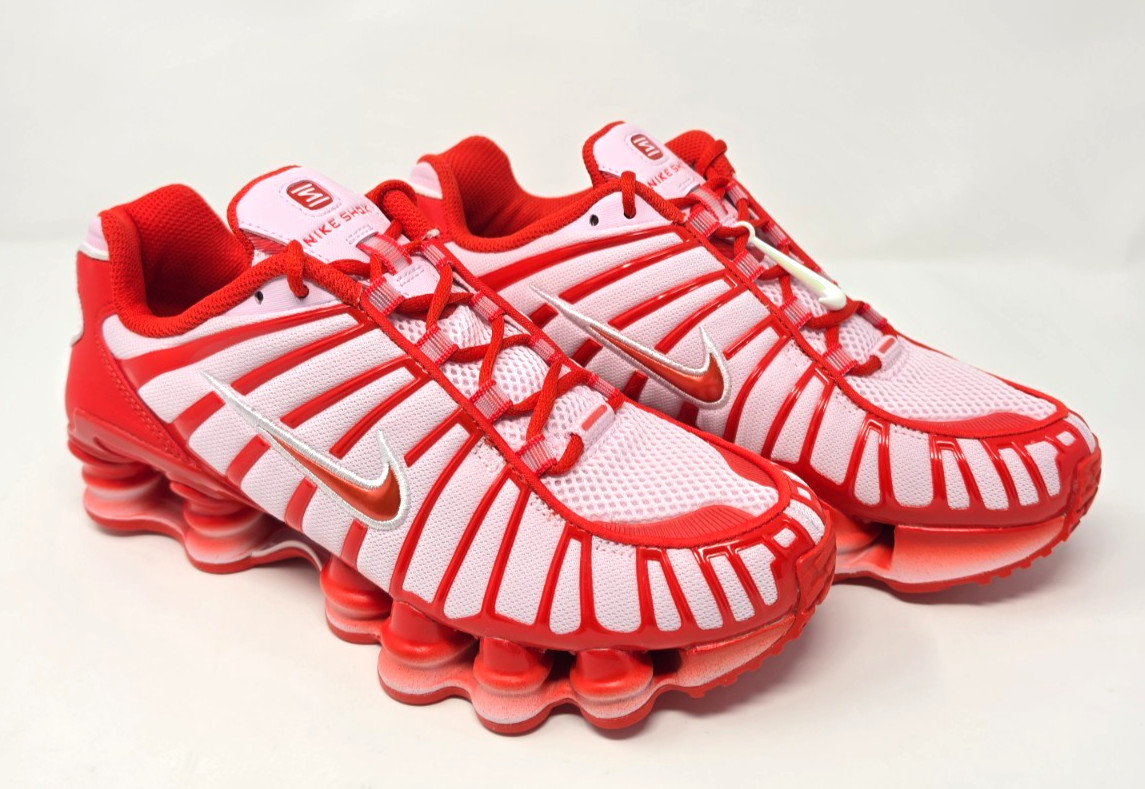 Nike Shox TL GS Youth 6.5/Women’s 8 Pink Foam/Habanero Red/White-New