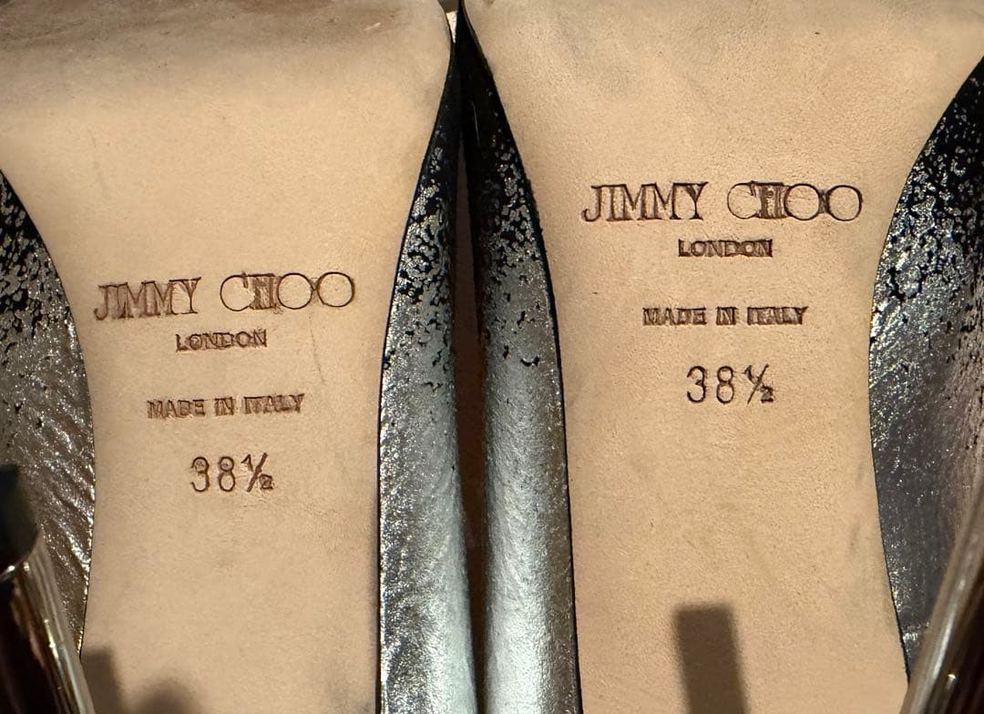 Jimmy Choo Black Silver High Heel Pumps JIMMY CHOO