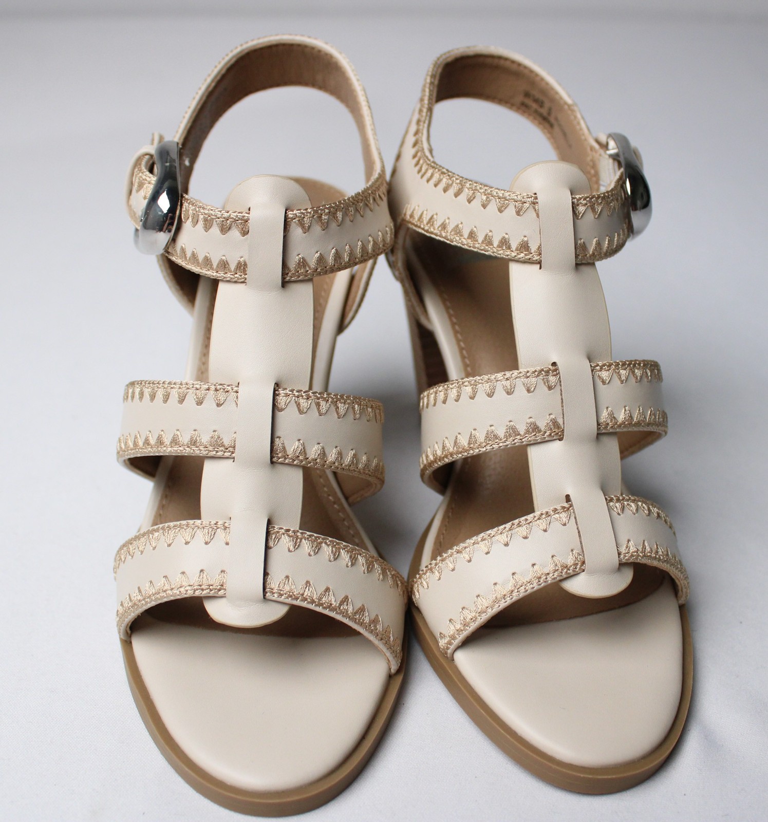 Dolce Vita Women’s Rochella Block Heeled Sandals LB3 Ivory US:6 UK:3.5 EU:36