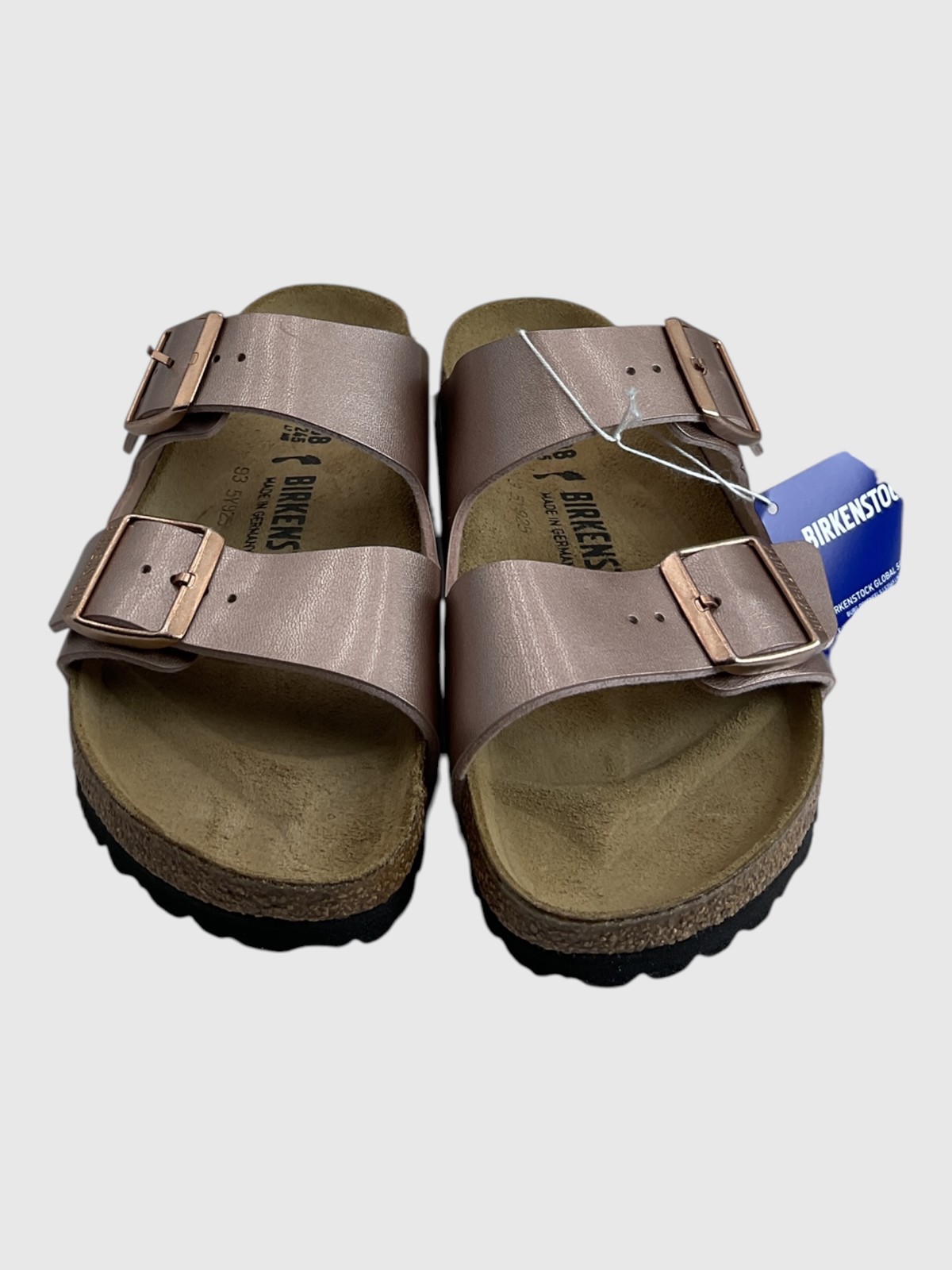 Birkenstock Arizona Women’s Size 7 US 38 EU Copper Sandals Narrow NIB