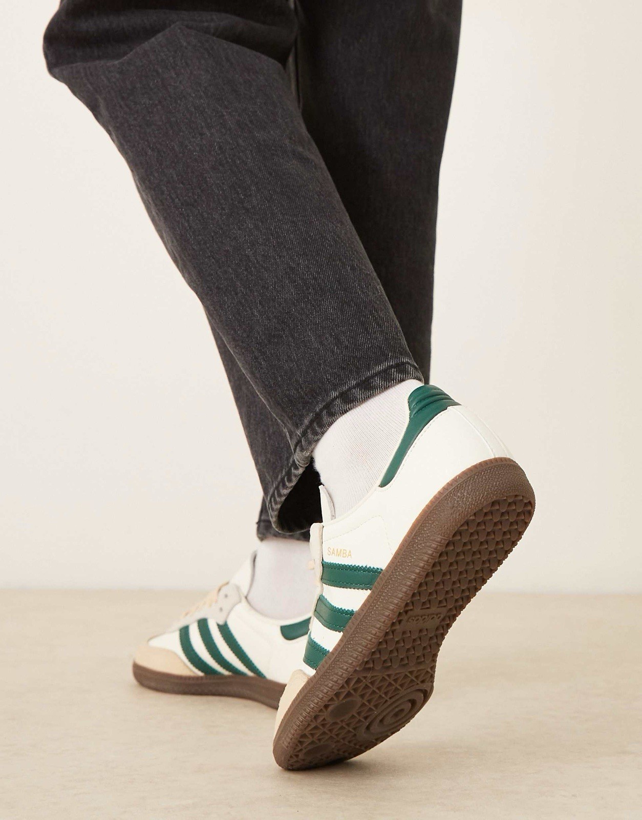 Adidas Samba OG W – White Green / JR8843 / Womens Size 6-10 Sneakers Shoes