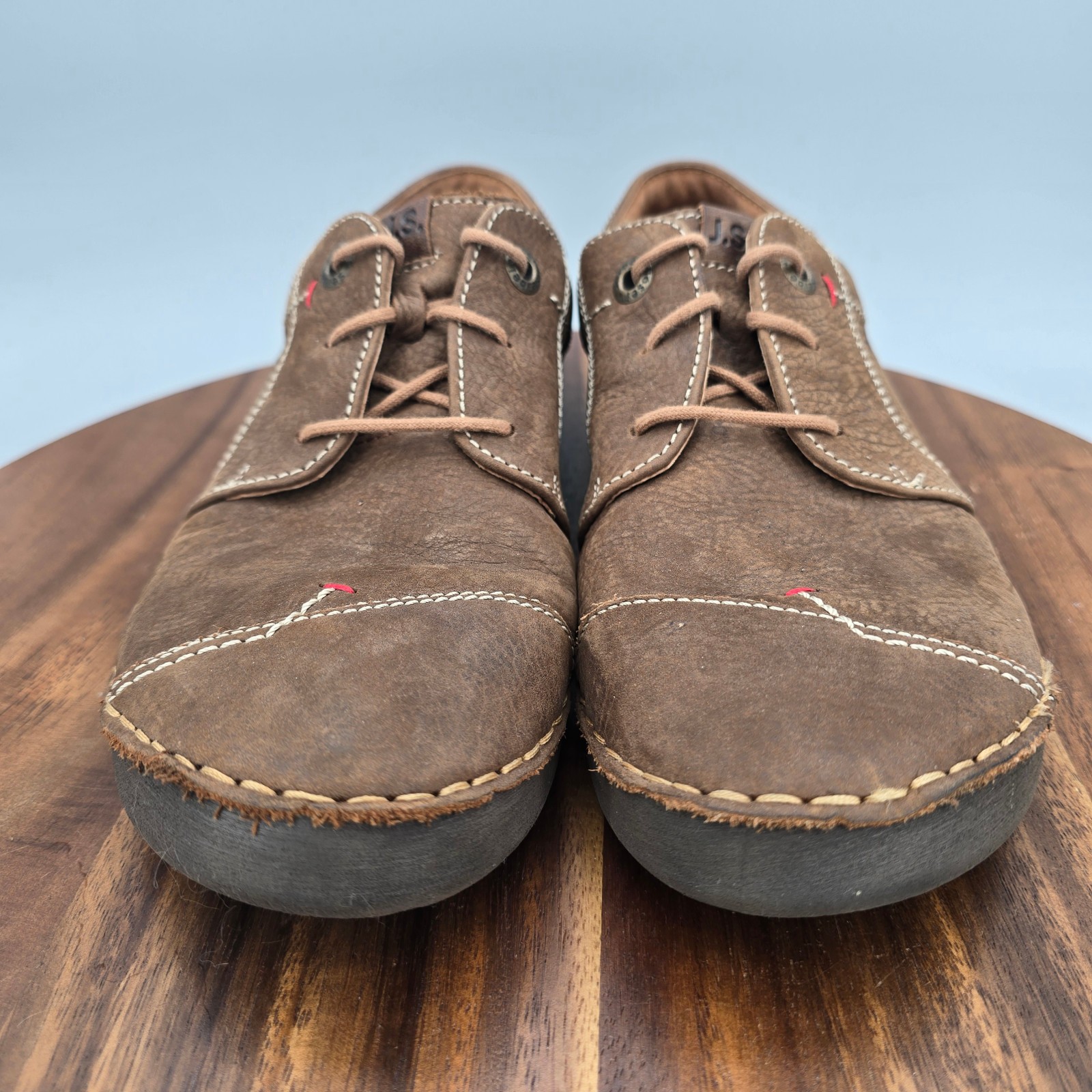 Josef Seibel Fergey 20 Shoes Womens 8 39 Brown Leather Comfort Oxford Sneakers
