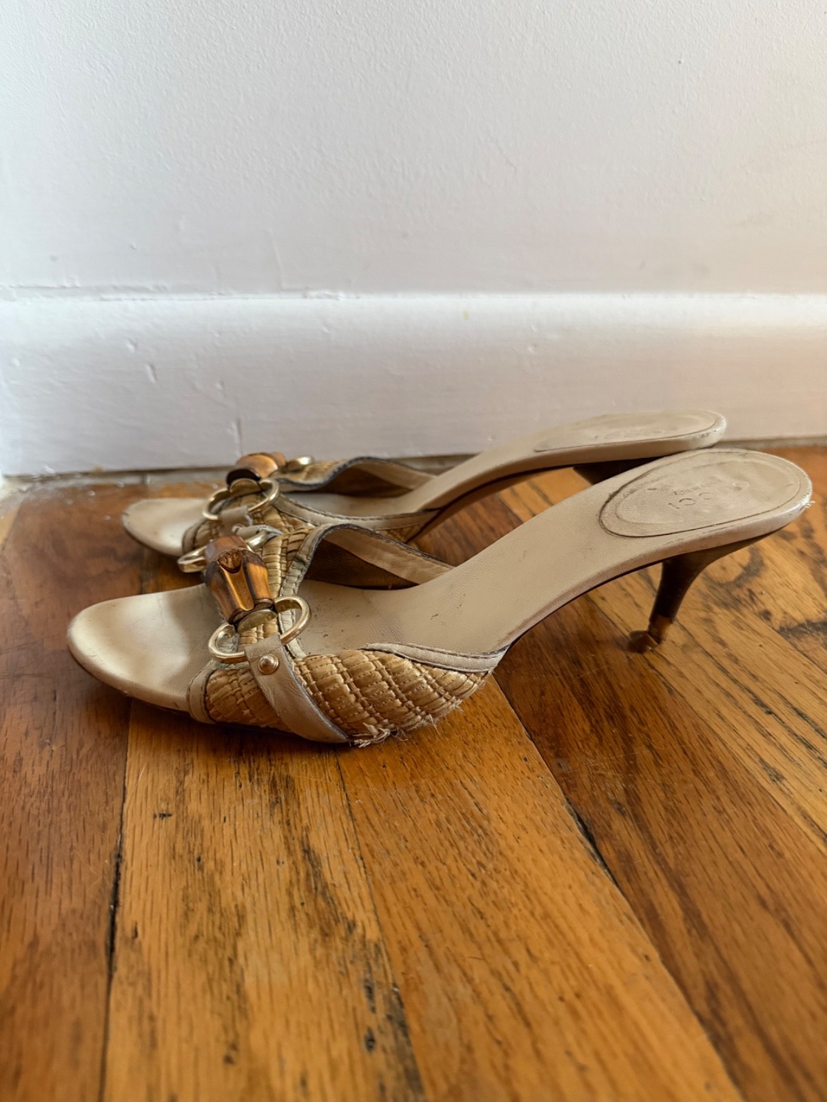 Gucci kitten heels 7b