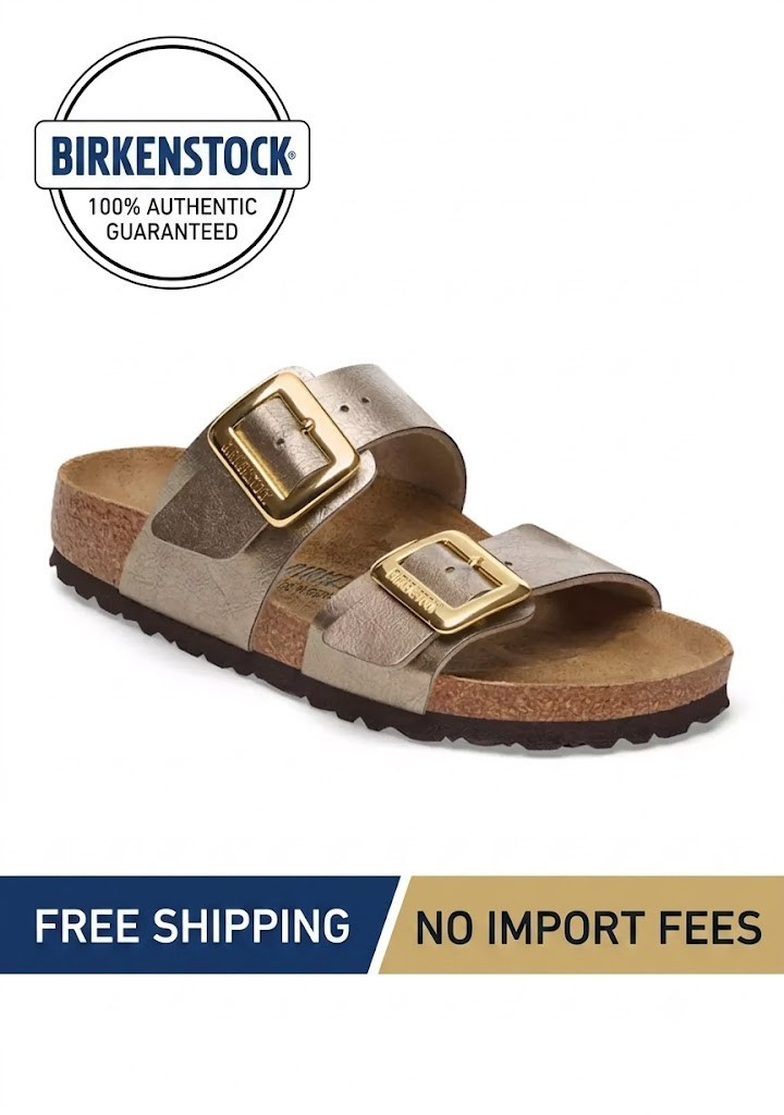 Free Shipping Birkenstock Sydney Luxe Buckle Sandals Size US NO IMPORT FEE
