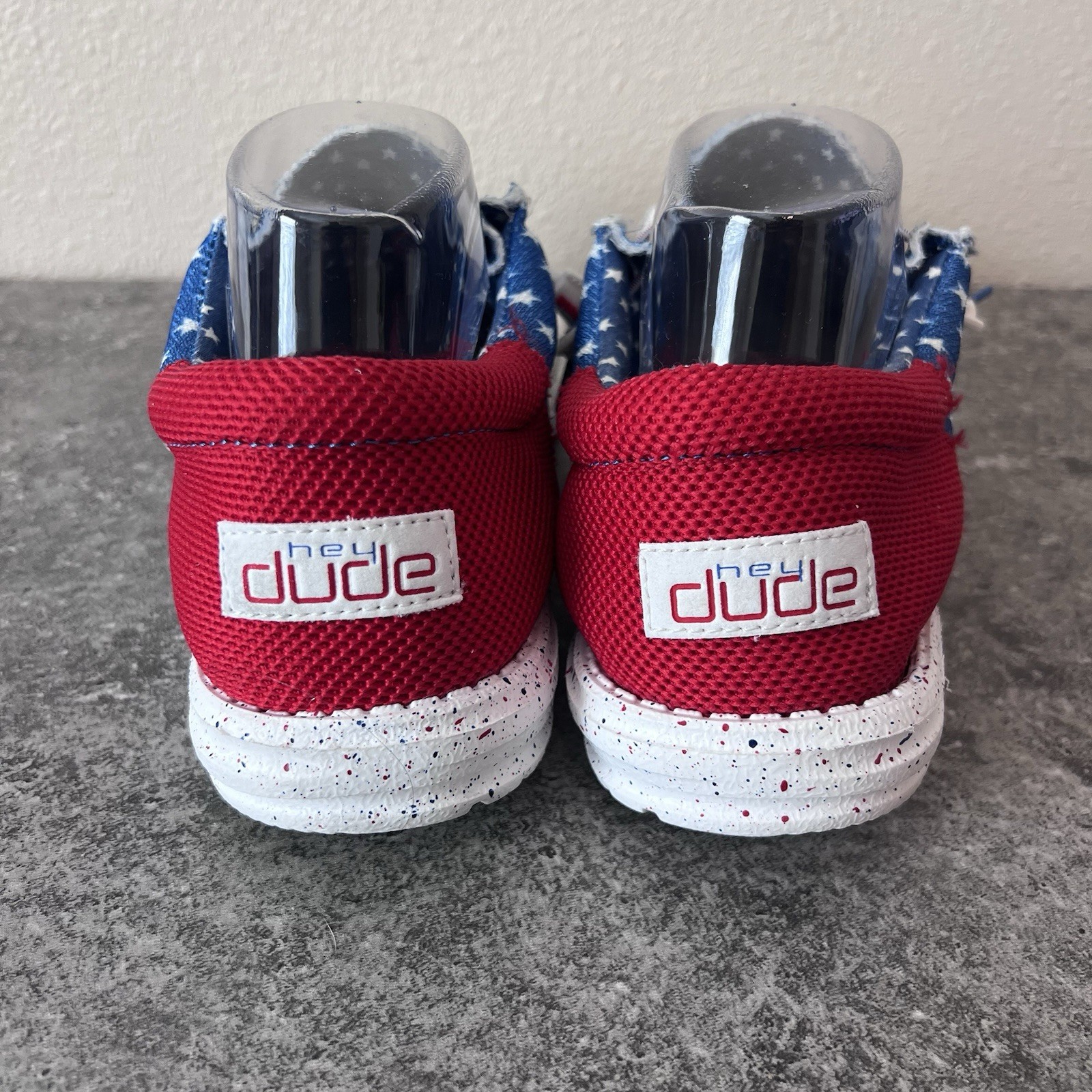 Hey Dude | American Flag Pride Wally Sox Tri Slip On Loafers Shoes Women’s 10