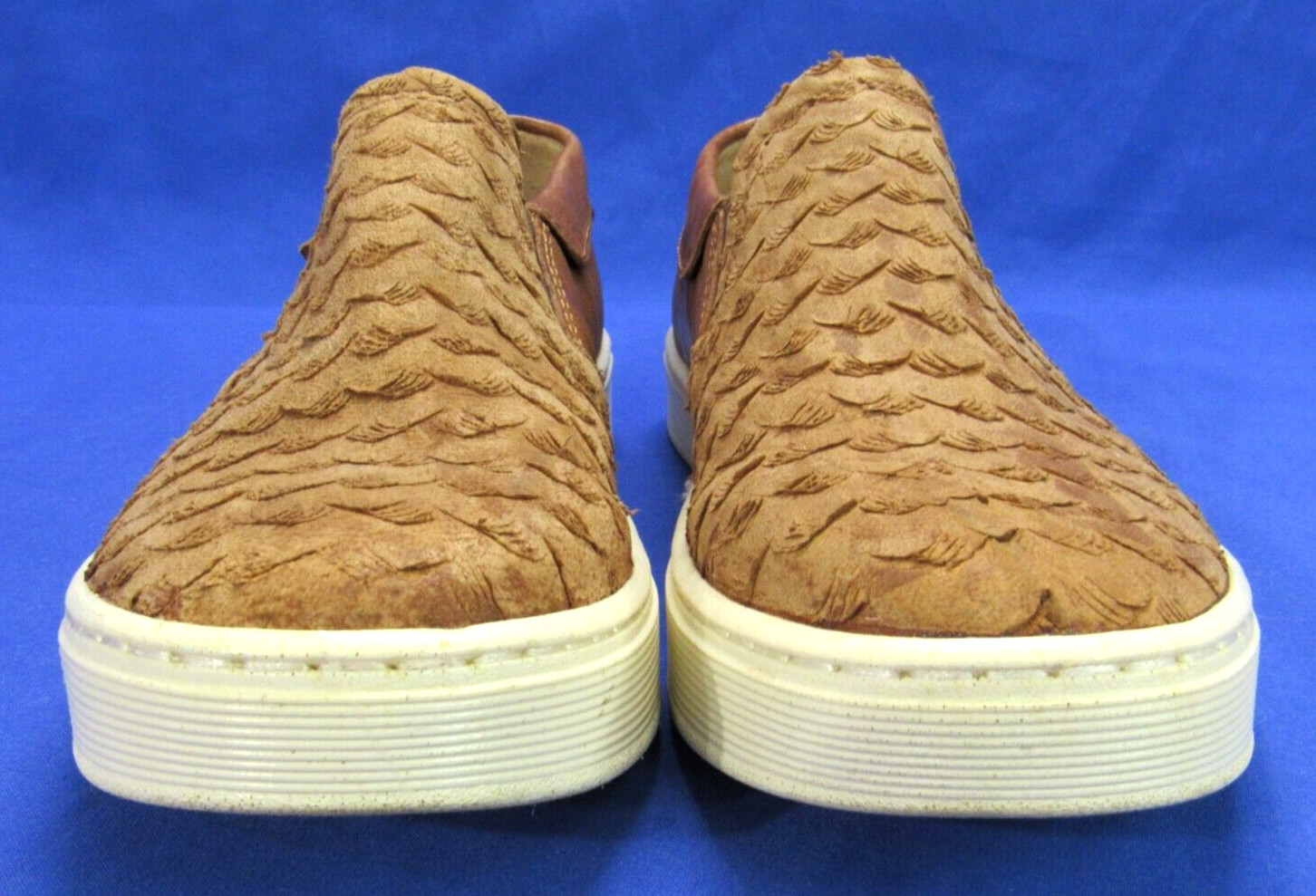 SOFFT Somers III BROWN Exotic Print Leather SLIP-ON Comfort Fashion Sneakers 6M