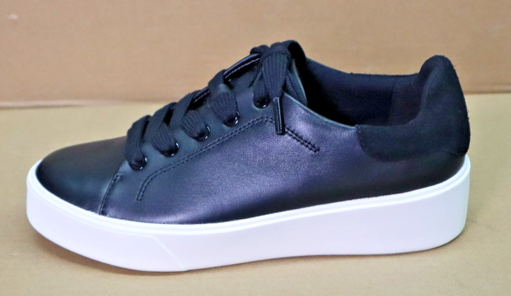 Naturalizer Morrison 2.0 Lace Up Leather Sneakers Black US Women’s Size 6.5W