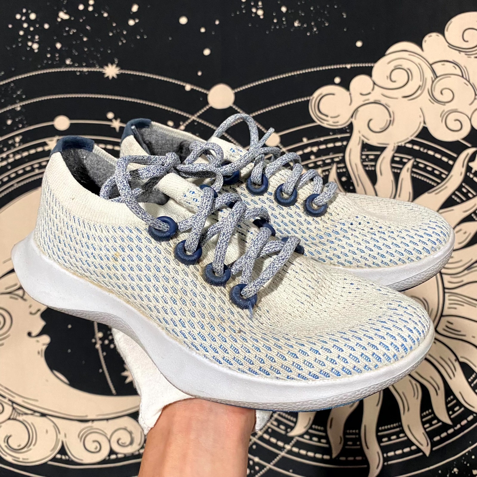 Allbirds Tree Dasher 2 Athletic Sneaker Women’s 6.5 White Mesh Running Sports