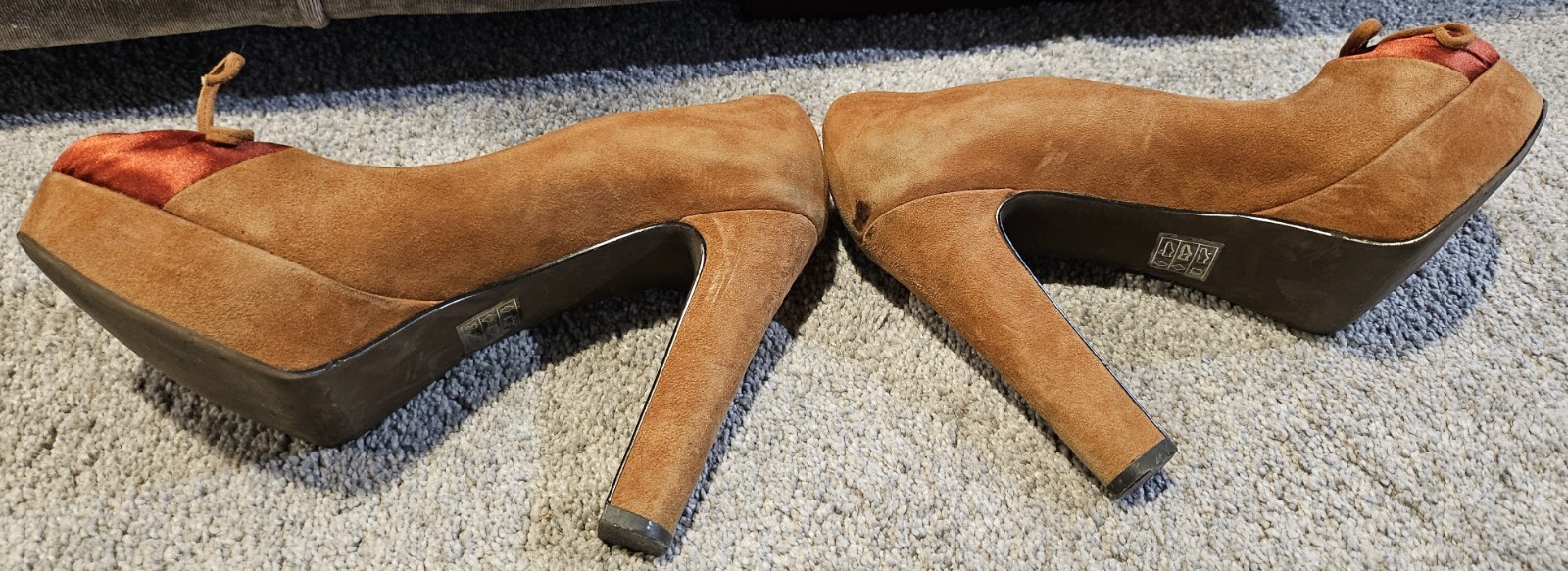 Levity Burnt Orange Heels Size 7M – Used