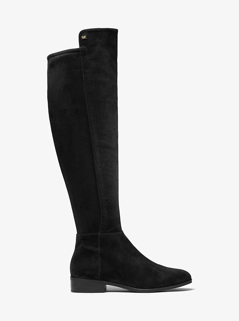 Michael Kors MK Bromley Black Suede Knee High Boots US 5.5 EU 35.5
