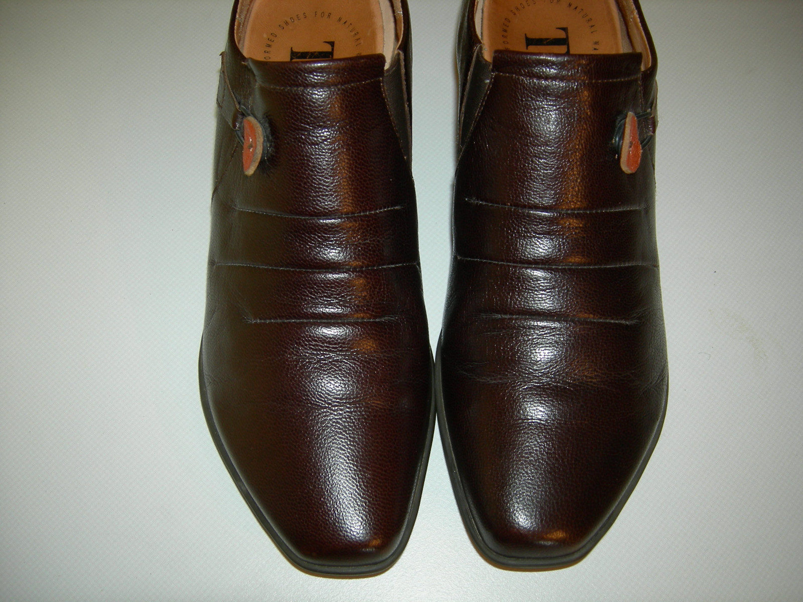 Think women’s elastic shoes leather brown Germany size 38.5 medium top