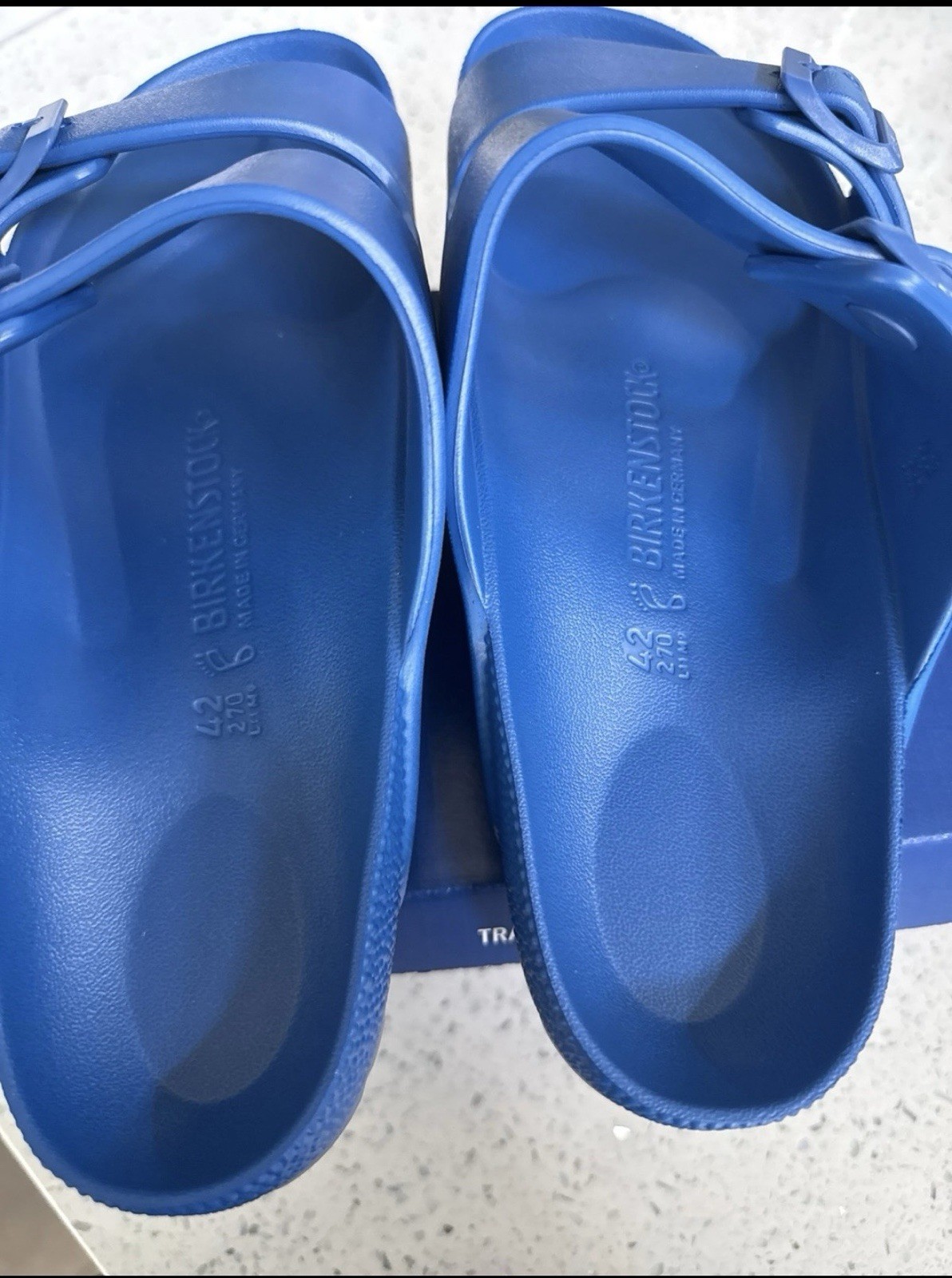 Birkenstock Arizona Womens Blue EVA Slide Sandals EU 42 US 11 Regular