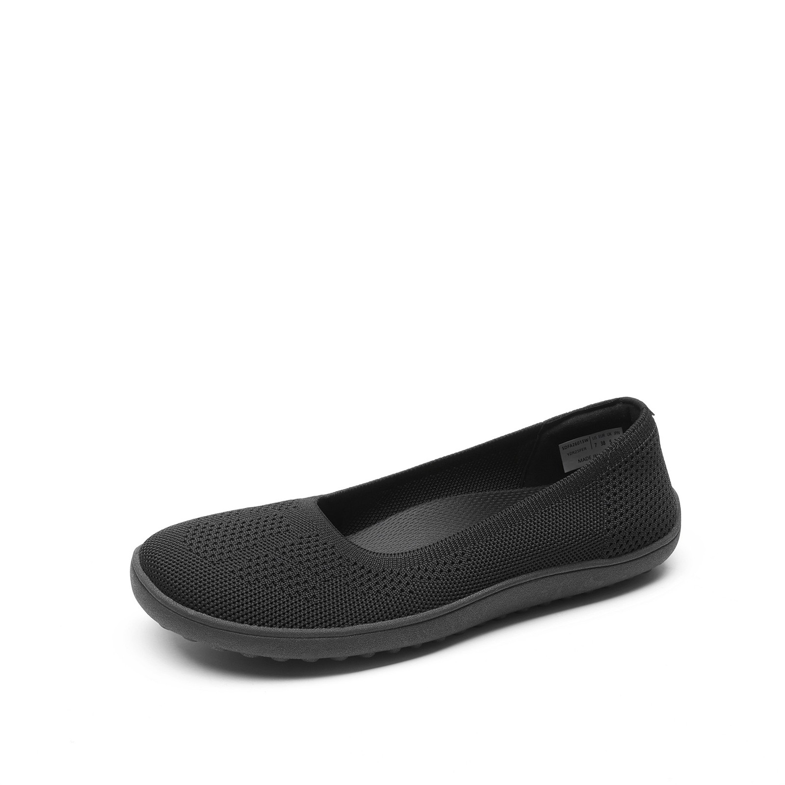 Women Comfortable Flats Arch Support Wide Toe Box Non Slip Walking Shoes