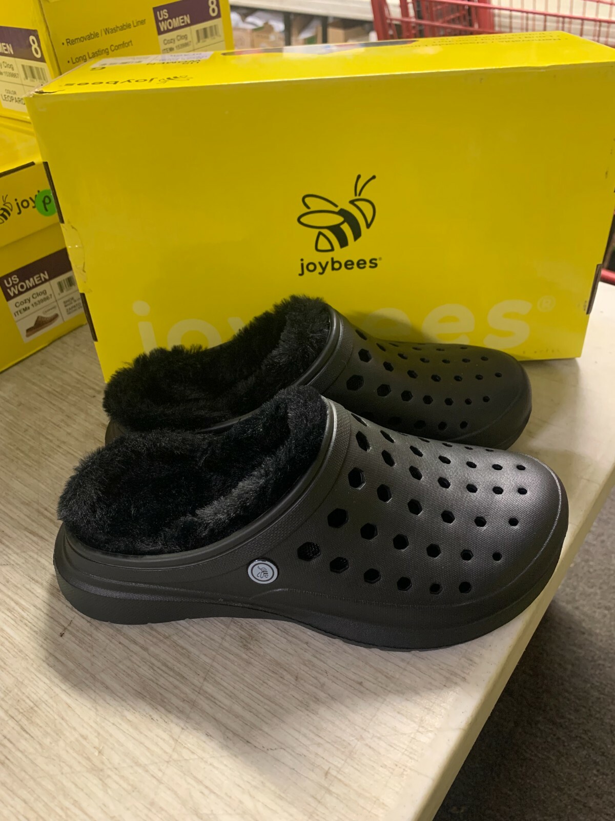 NEW Women’s Joybees Cozy Clog Indoor Outdoor Removable Liner Black – Pick Size