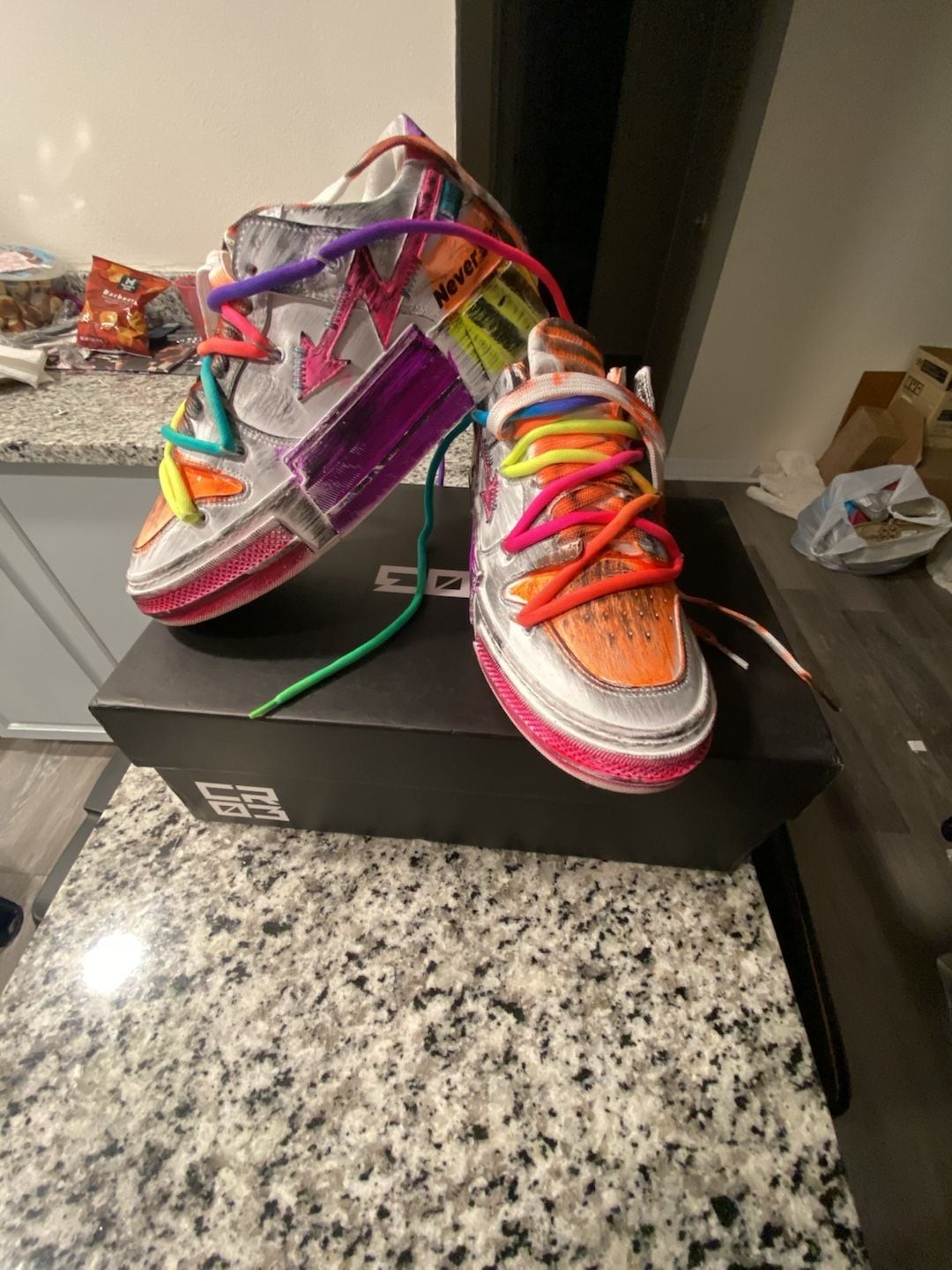 Cristianzerotre Strong 300 Rainbow Riot Multicolor Sneakers